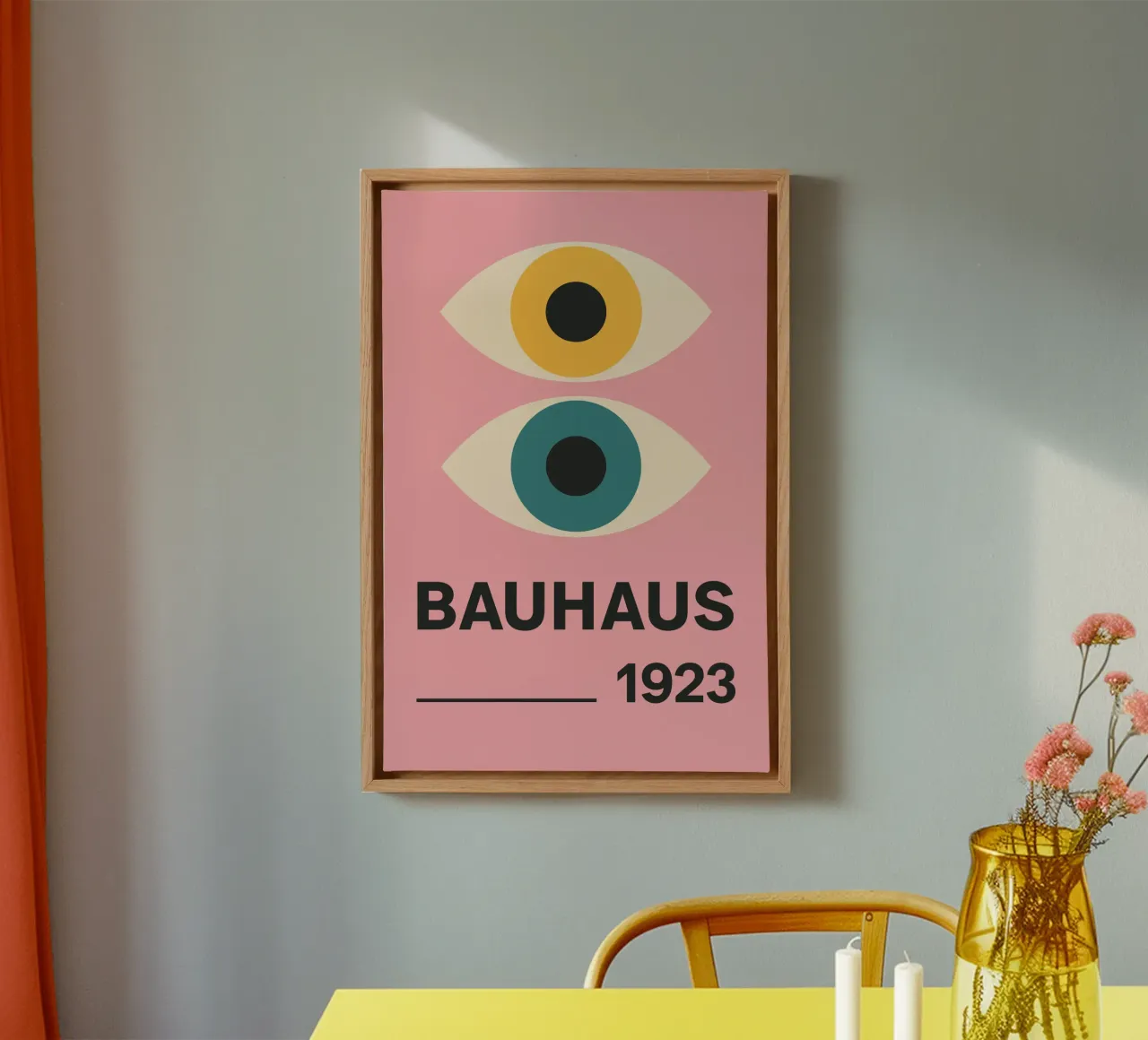 Watch & Create – Bauhaus Vision canvas met Baklijst van SMPLE
