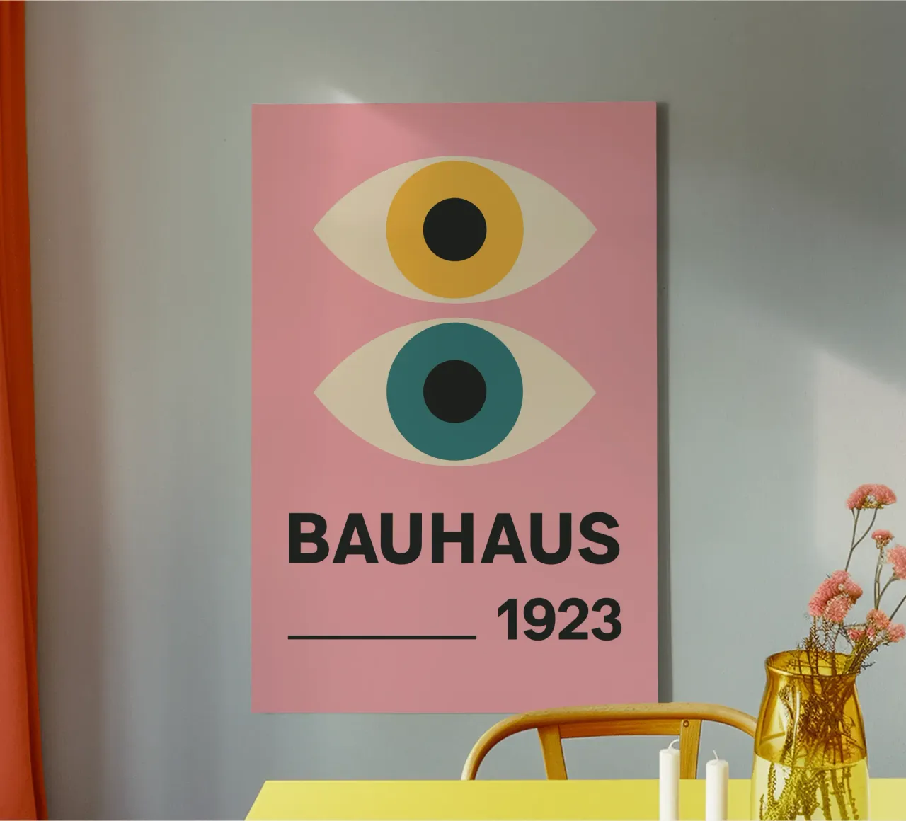 Watch & Create – Bauhaus Vision canvas met Baklijst van SMPLE