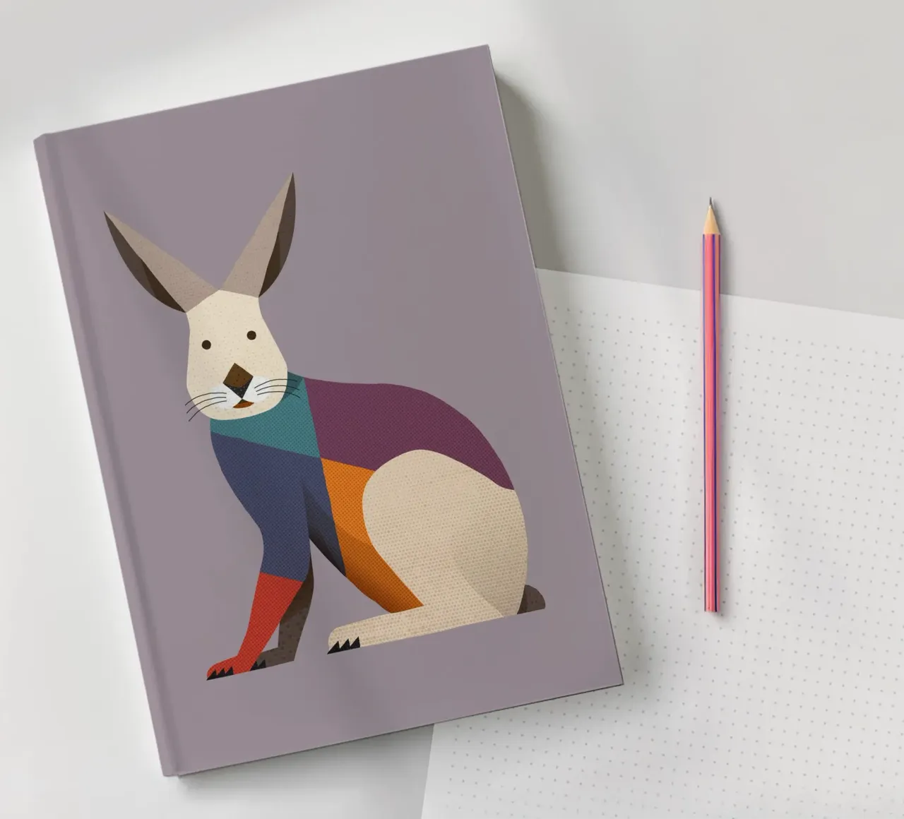 European Hare notebook by The Printed Sparrow