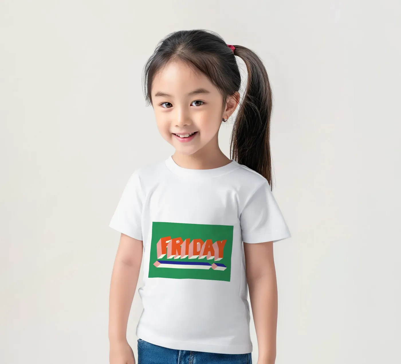 FRIDAY! kinder t-shirt van Rosi Feist