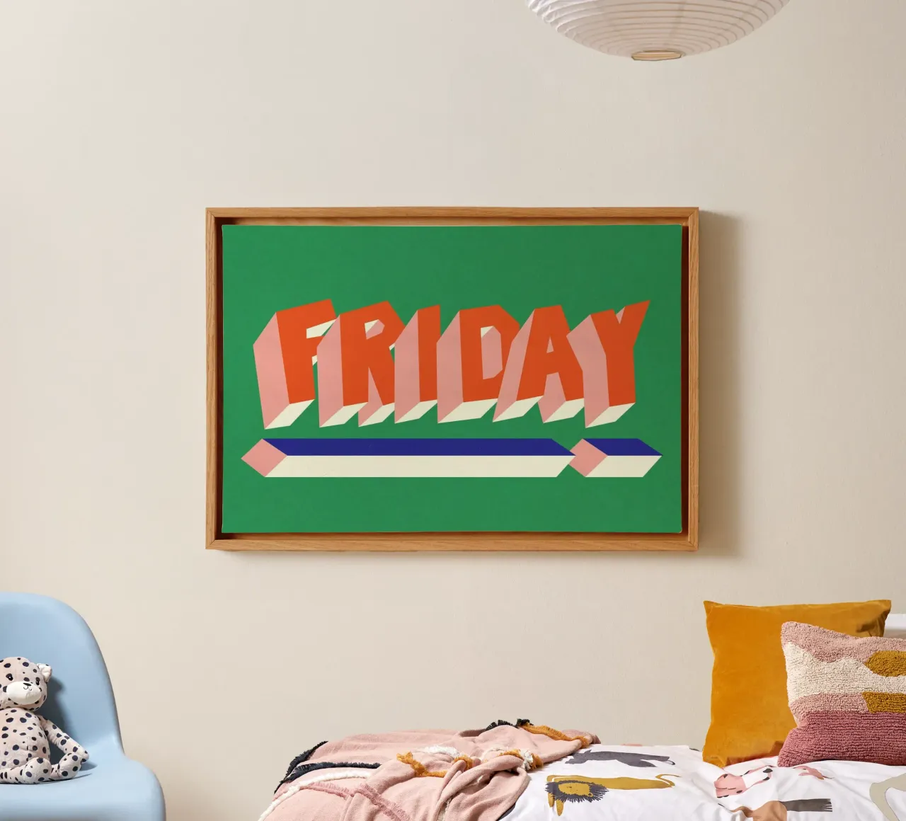 FRIDAY! lienzo de Rosi Feist