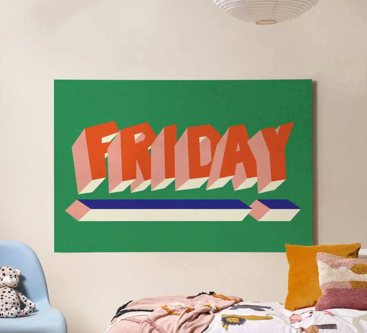 FRIDAY! canvas by Rosi Feist