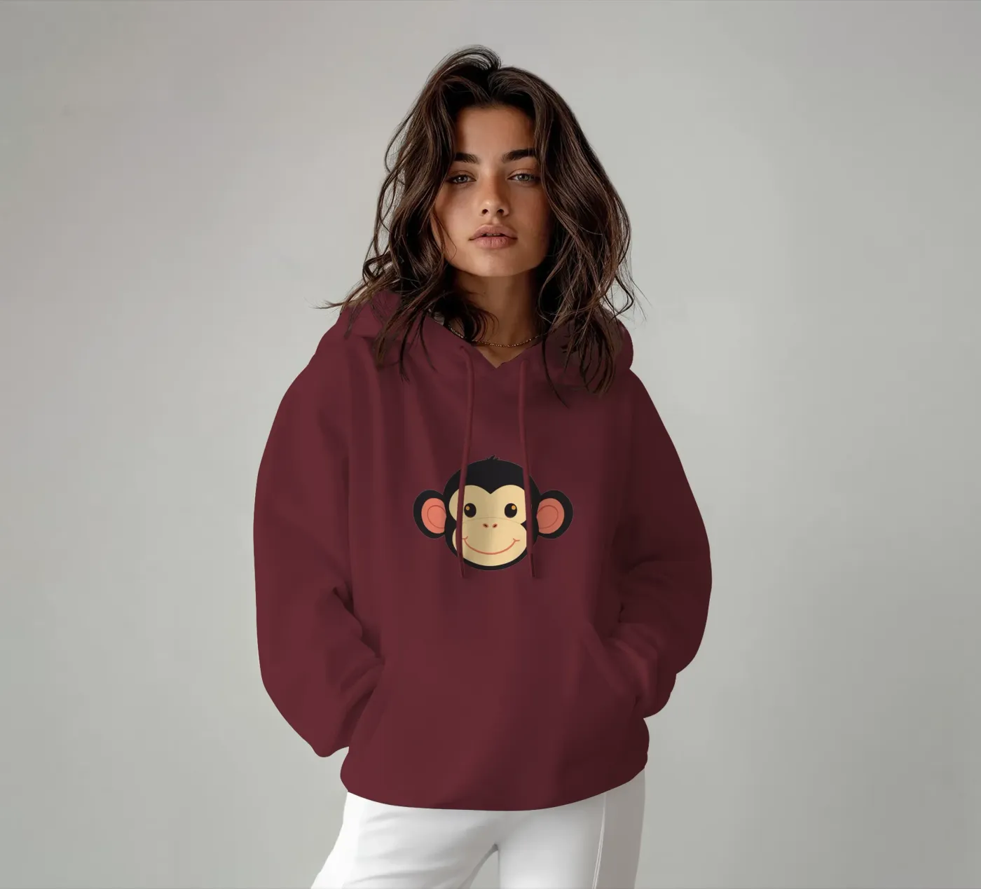 Funny monkey hoodie by LaylaOzFun