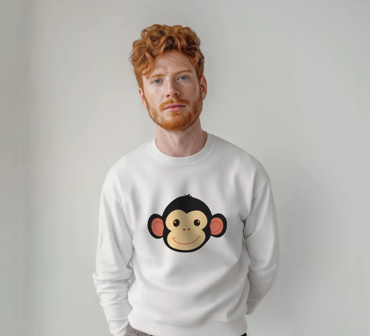 Scimmia divertente felpa da LaylaOzFun