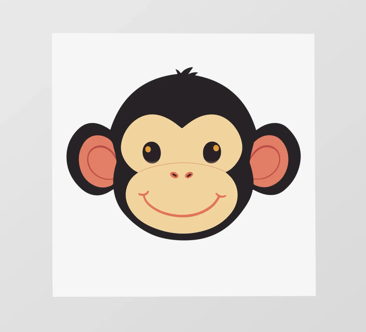 Grappige aap fotobehang van LaylaOzFun