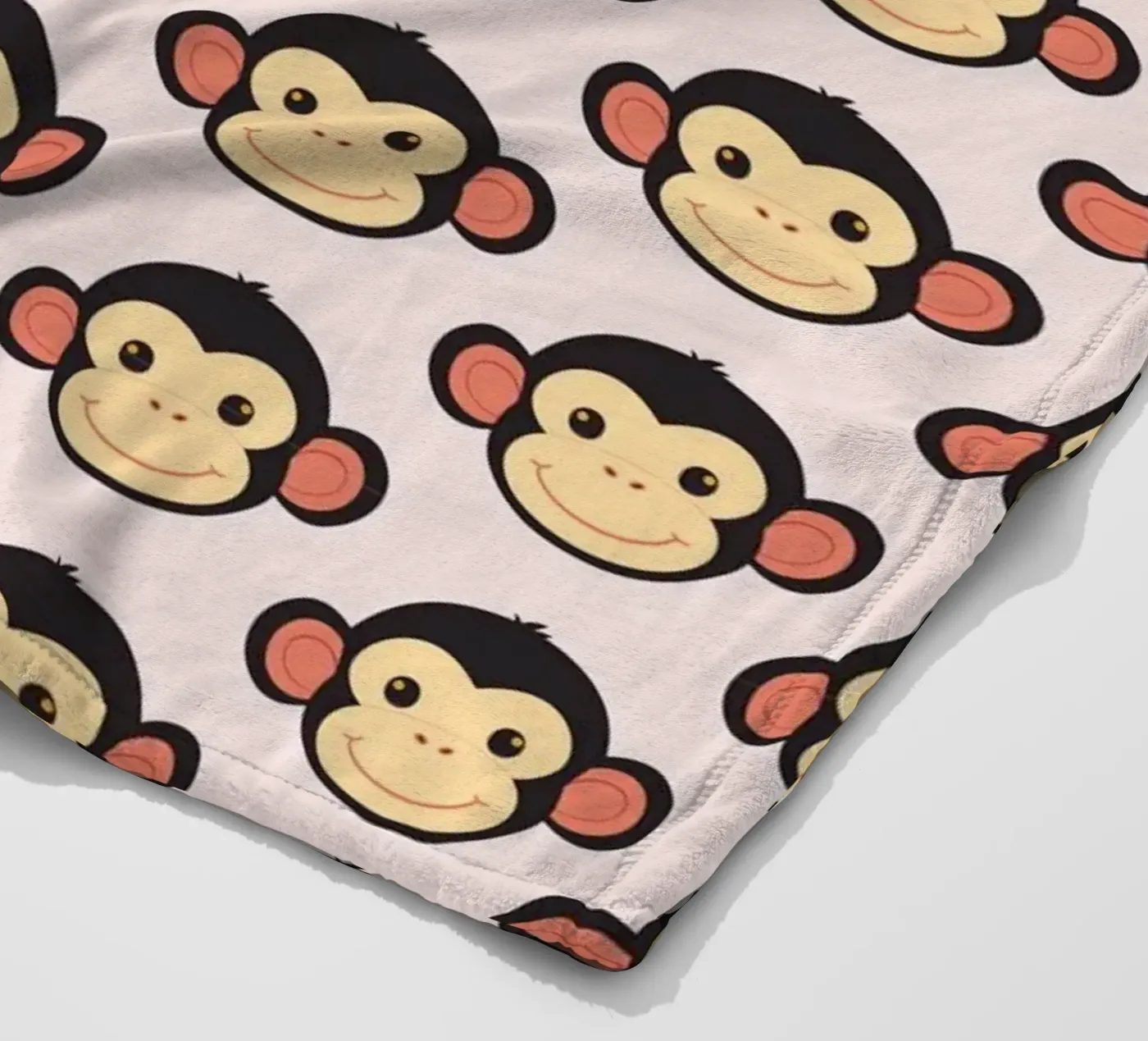 Funny monkey fleecedeken van LaylaOzFun