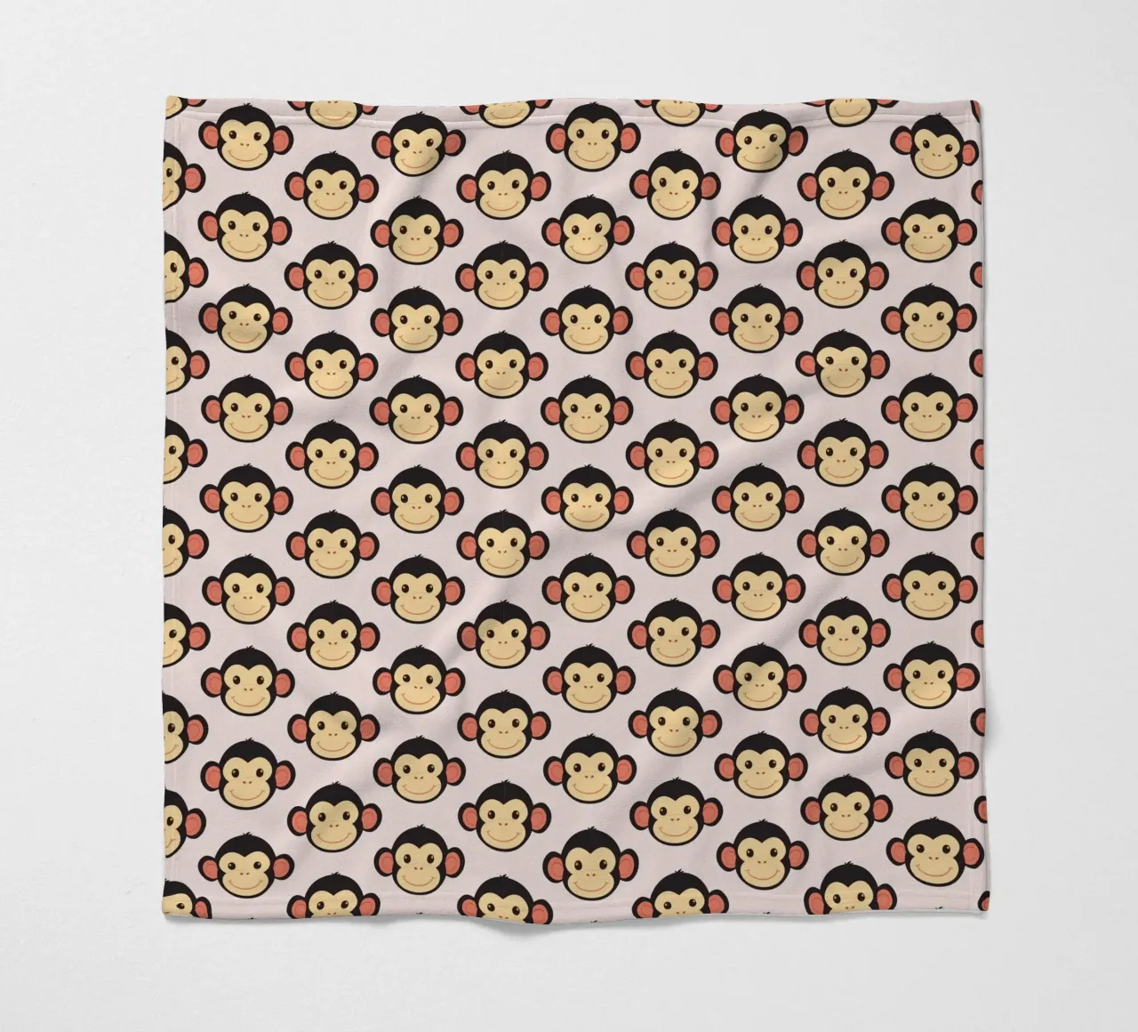 Funny monkey Fleecedecke von LaylaOzFun