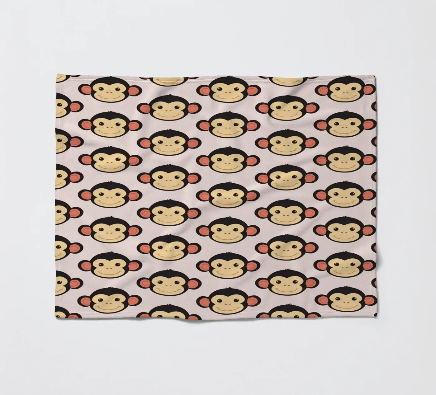 Funny monkey fleecedeken van LaylaOzFun