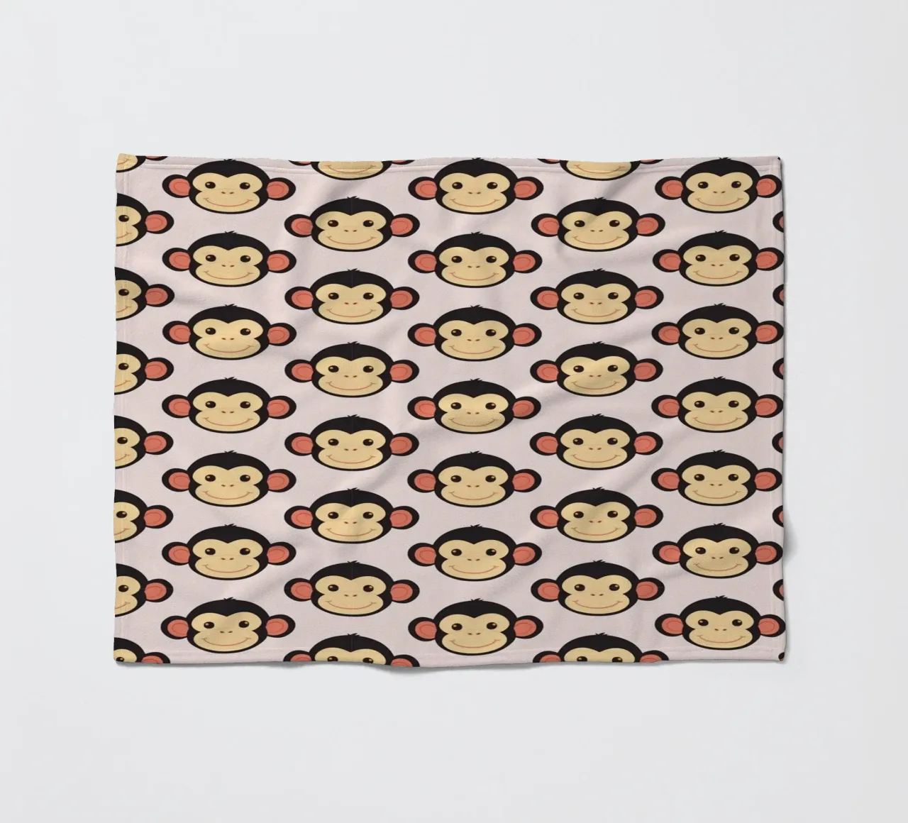 Funny monkey Fleecedecke von LaylaOzFun