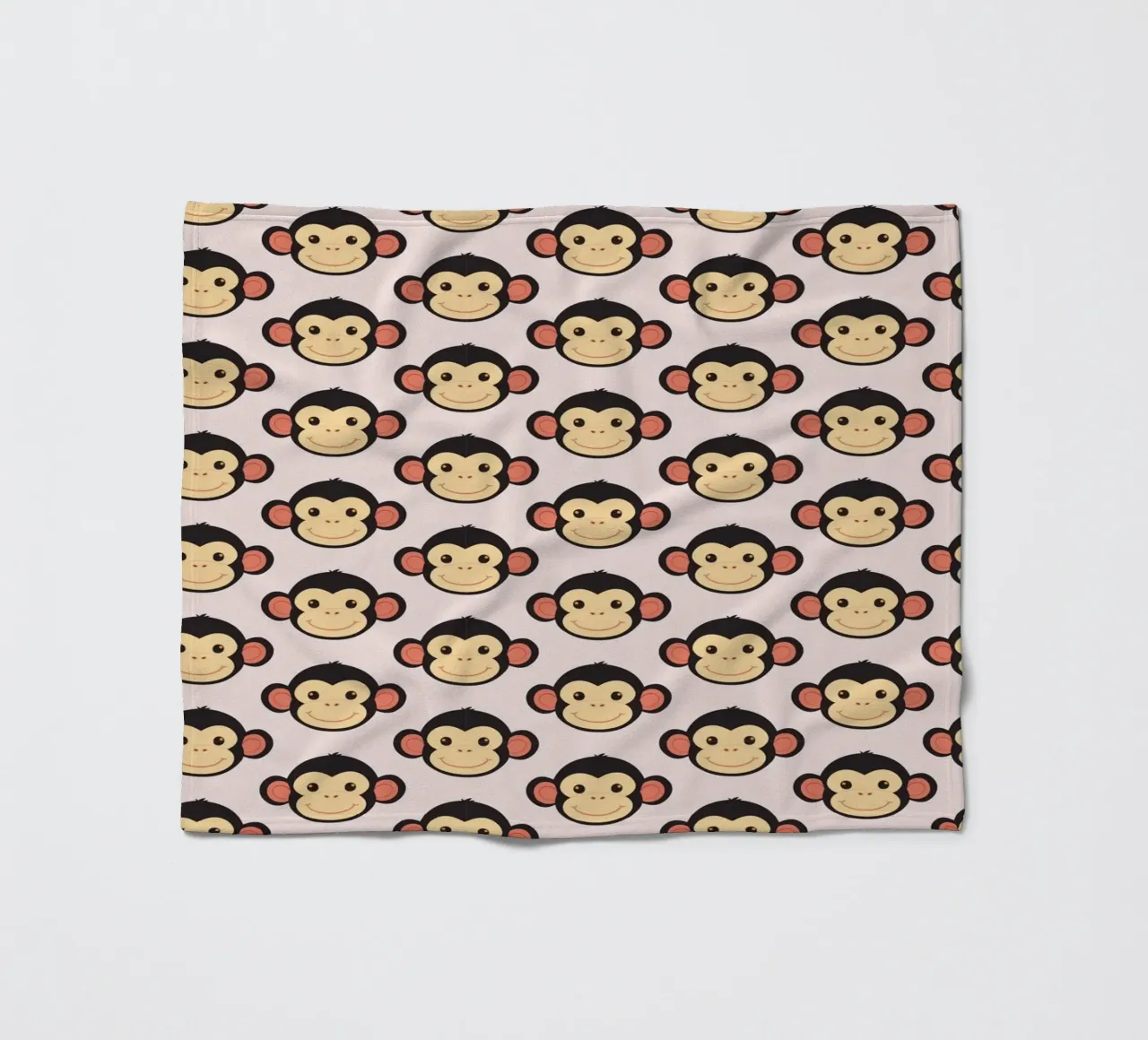 Funny monkey Fleecedecke von LaylaOzFun