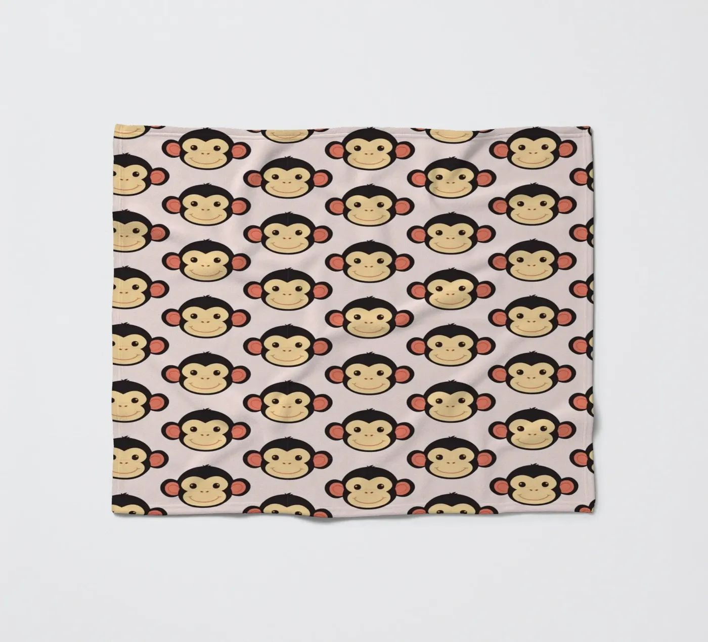 Funny monkey fleecedeken van LaylaOzFun