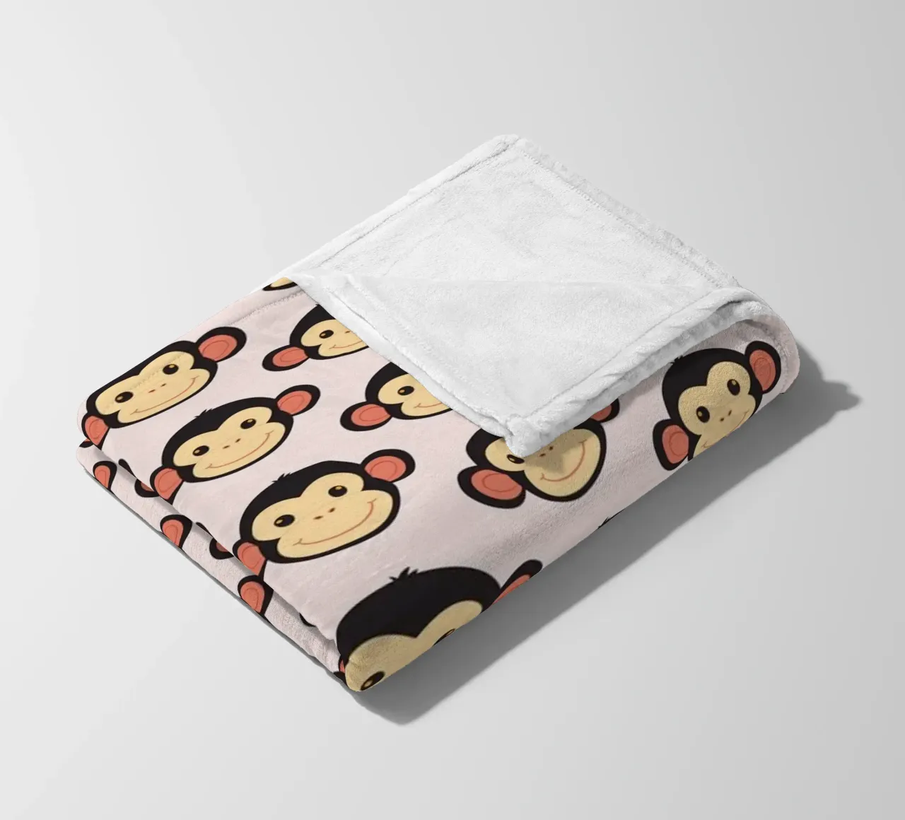 Funny monkey Fleecedecke von LaylaOzFun