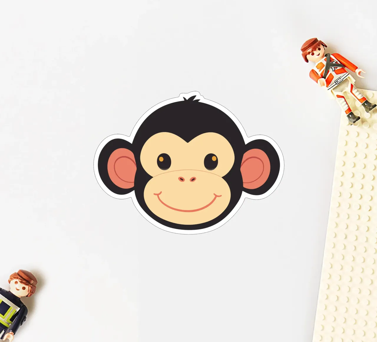 Funny monkey sticker by LaylaOzFun