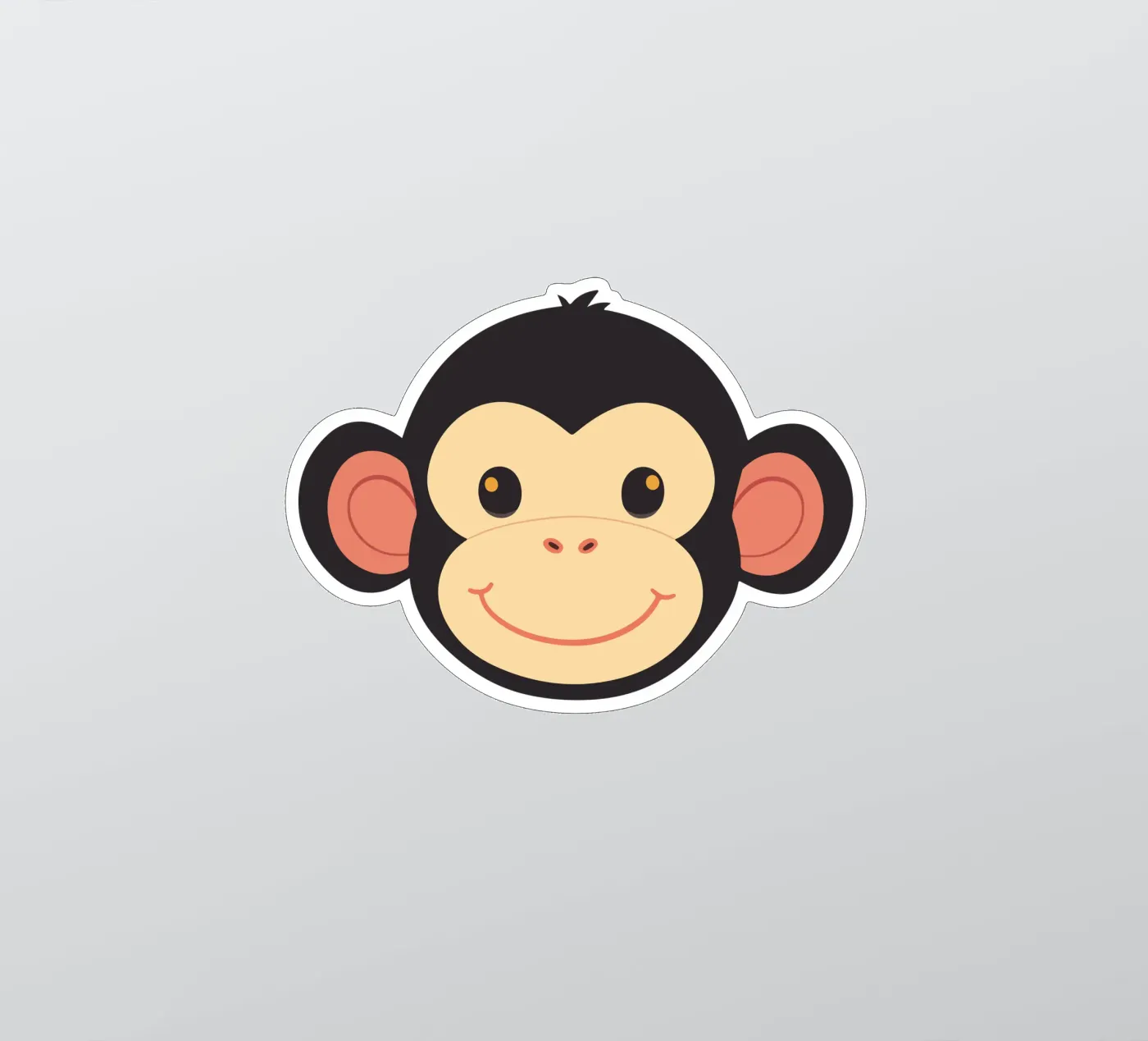 Lustiger Affe Sticker von LaylaOzFun