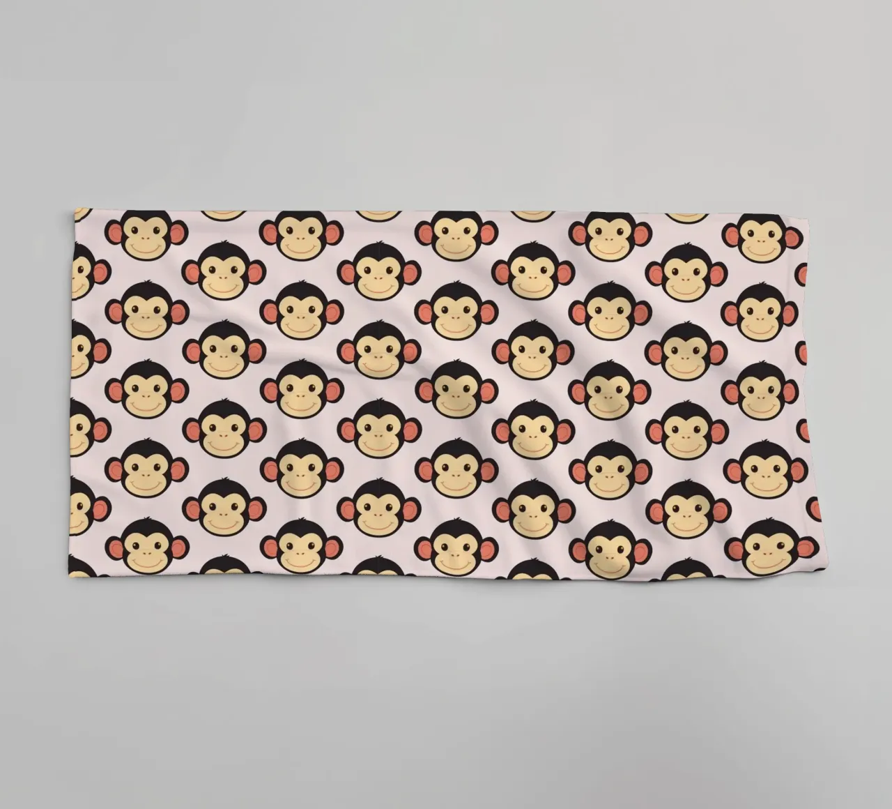 Funny monkey towel by LaylaOzFun