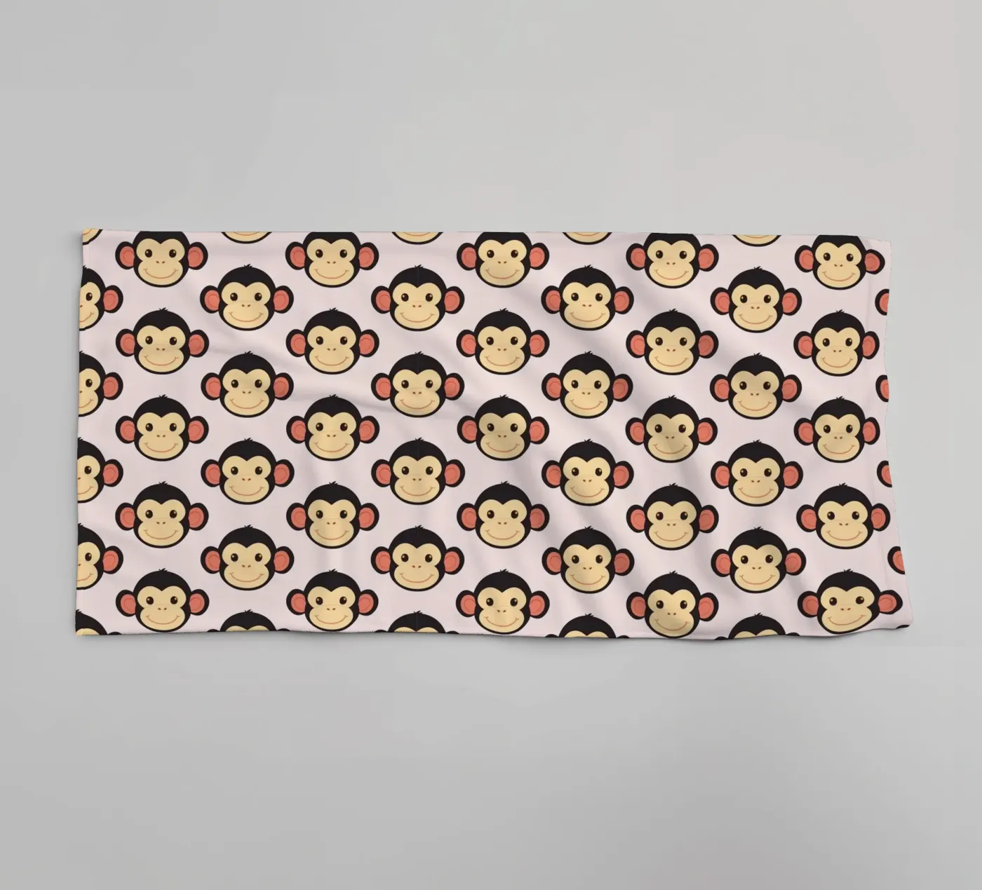 Funny monkey towel by LaylaOzFun