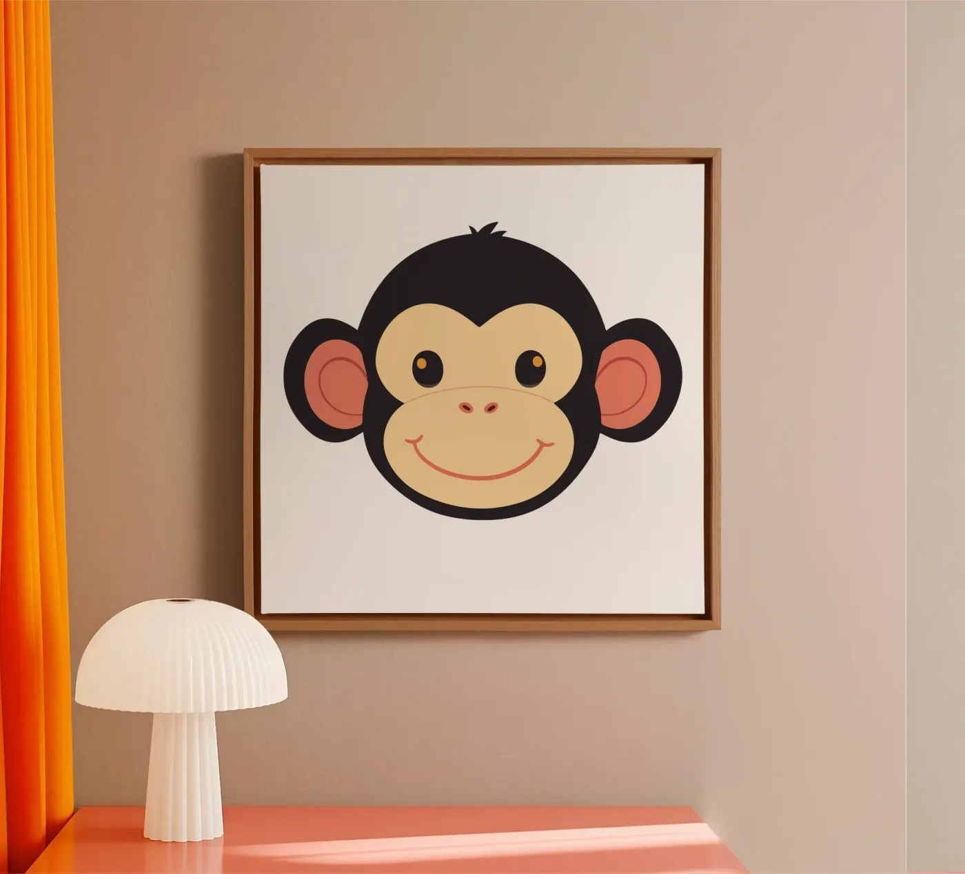 Funny monkey canvas by LaylaOzFun