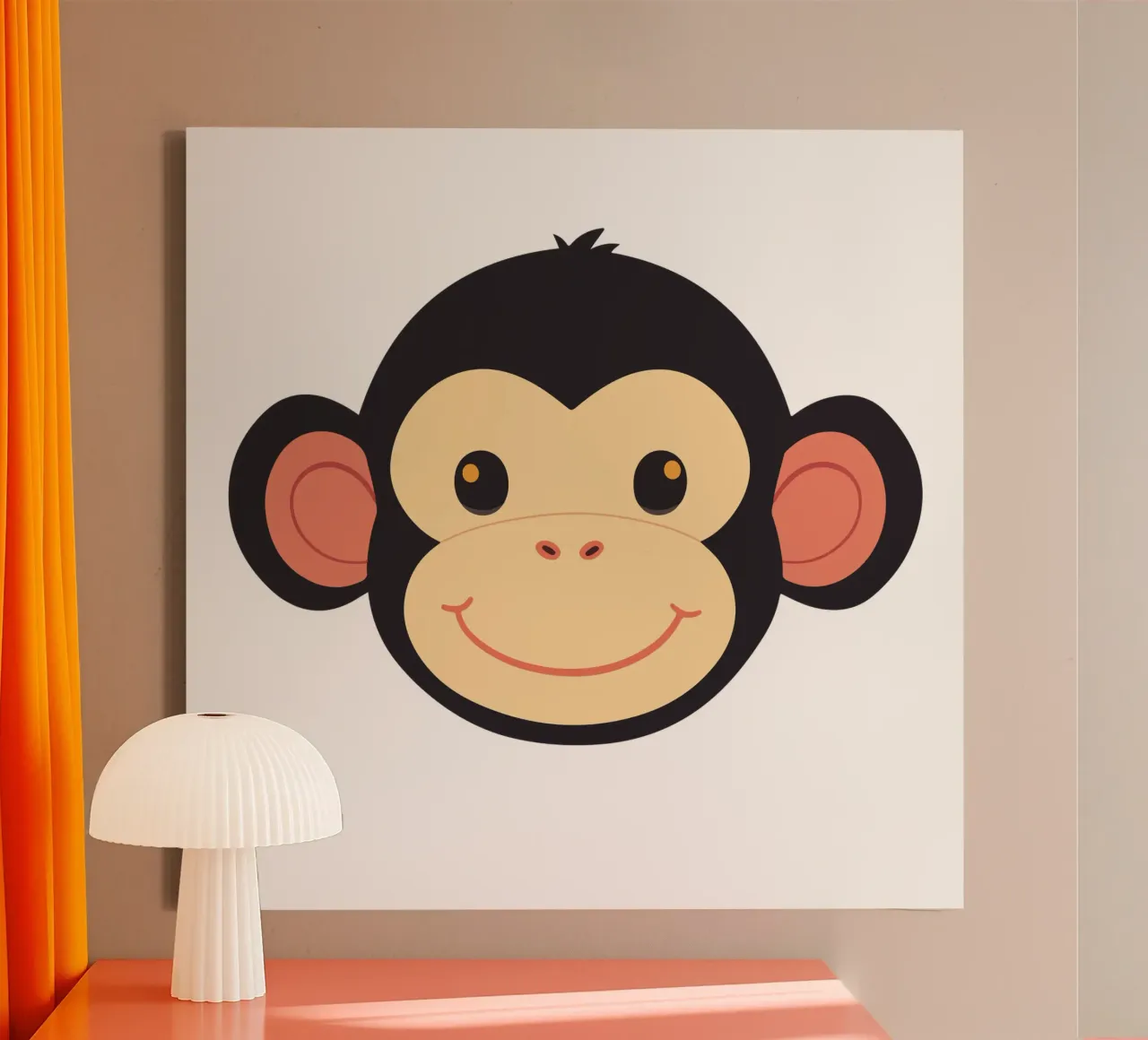Funny monkey canvas by LaylaOzFun