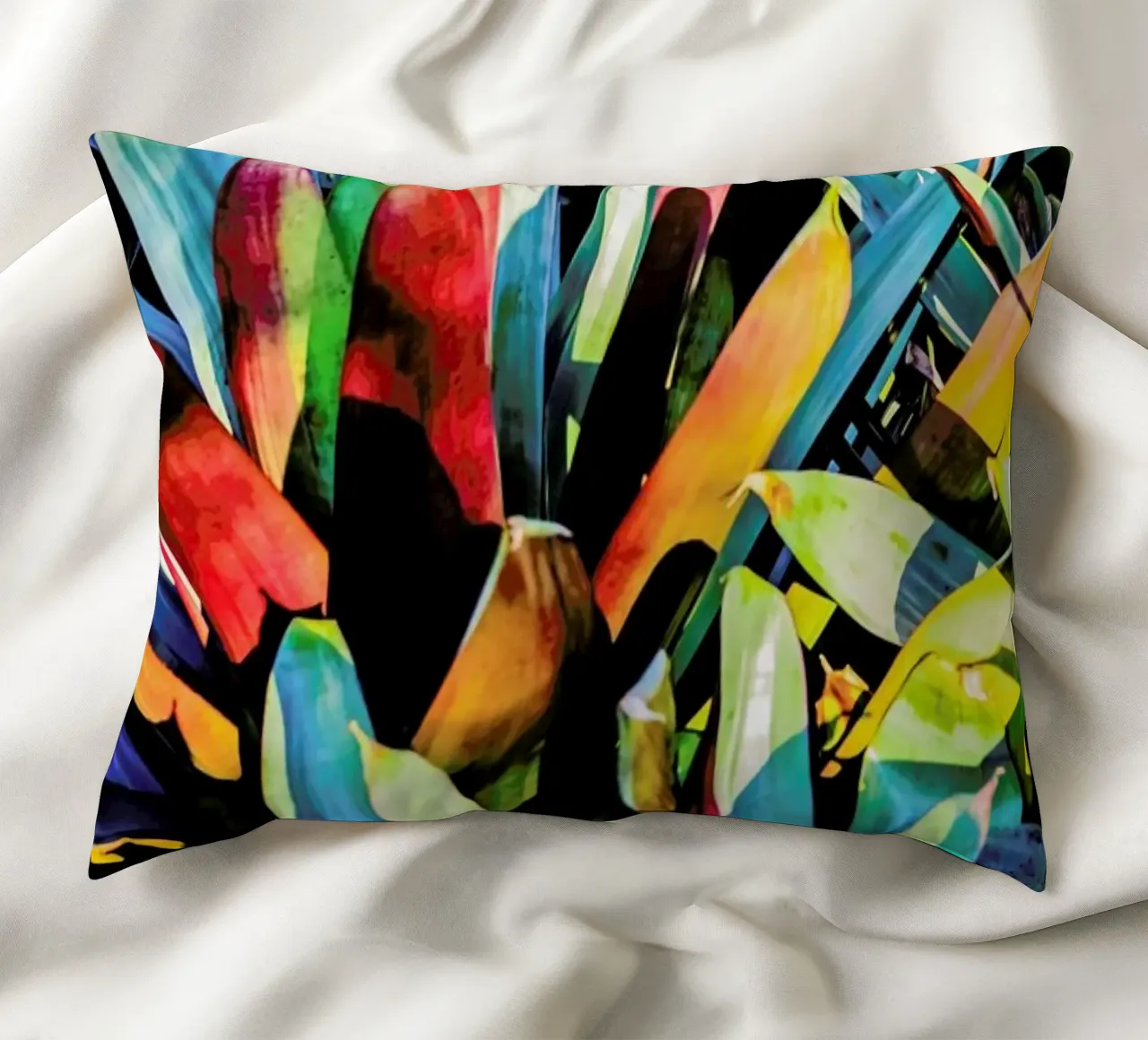 Colorful Palm Trees cuscino da Babett Schultze