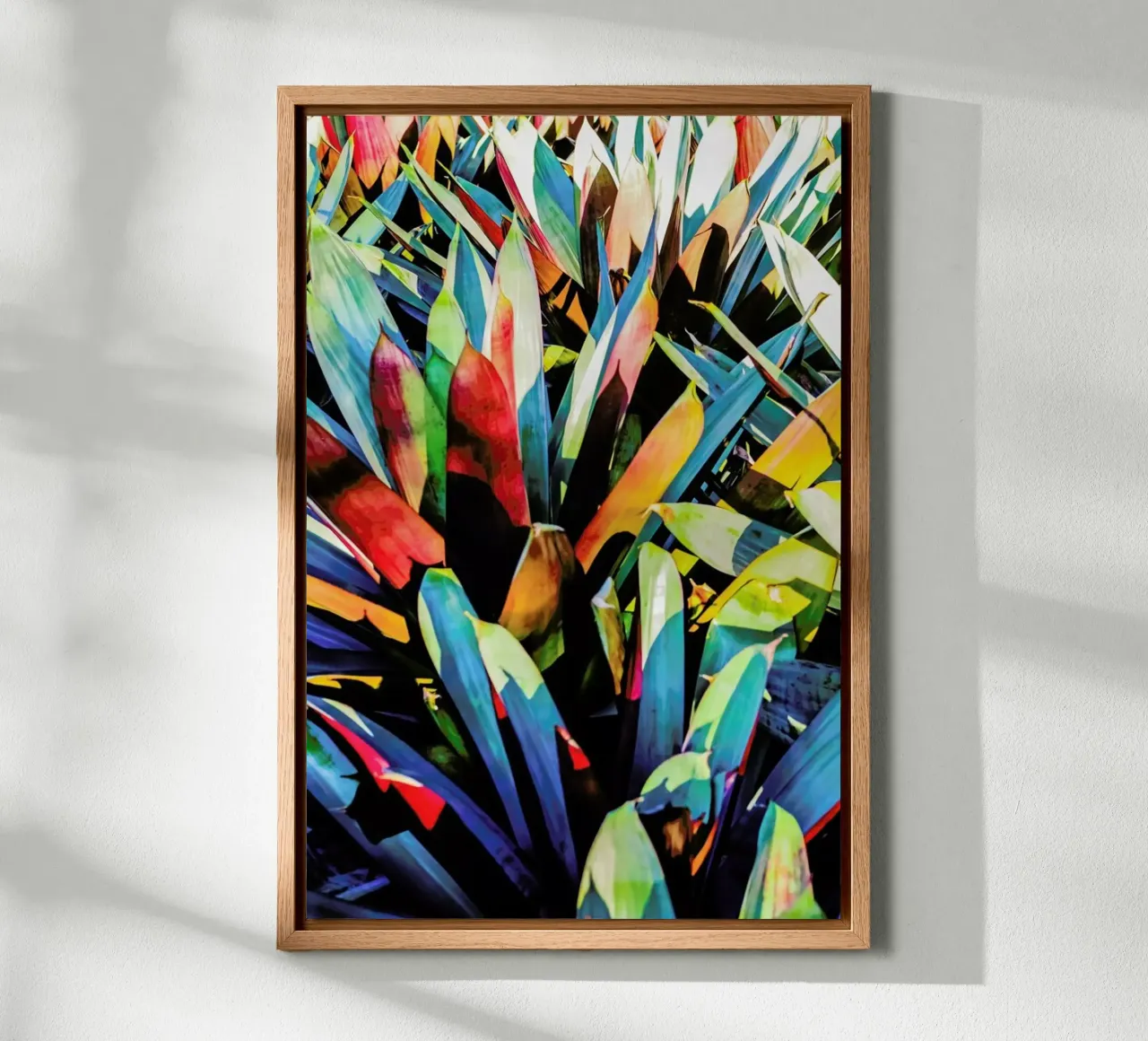 Colorful Palm Trees alluminio dibond da Babett Schultze