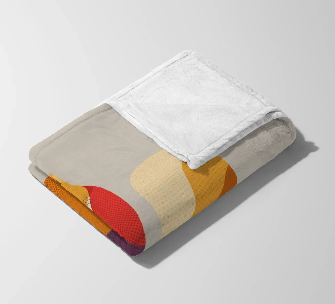 Scoiattolo rosso coperta in pile da The Printed Sparrow