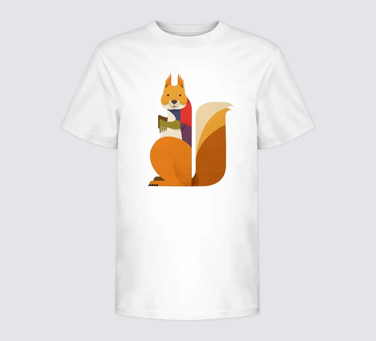 Red Squirrel t-shirt bambini da The Printed Sparrow