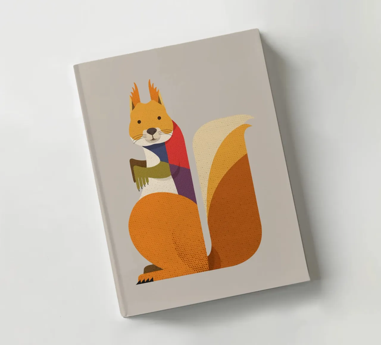 Red Squirrel notebook by The Printed Sparrow