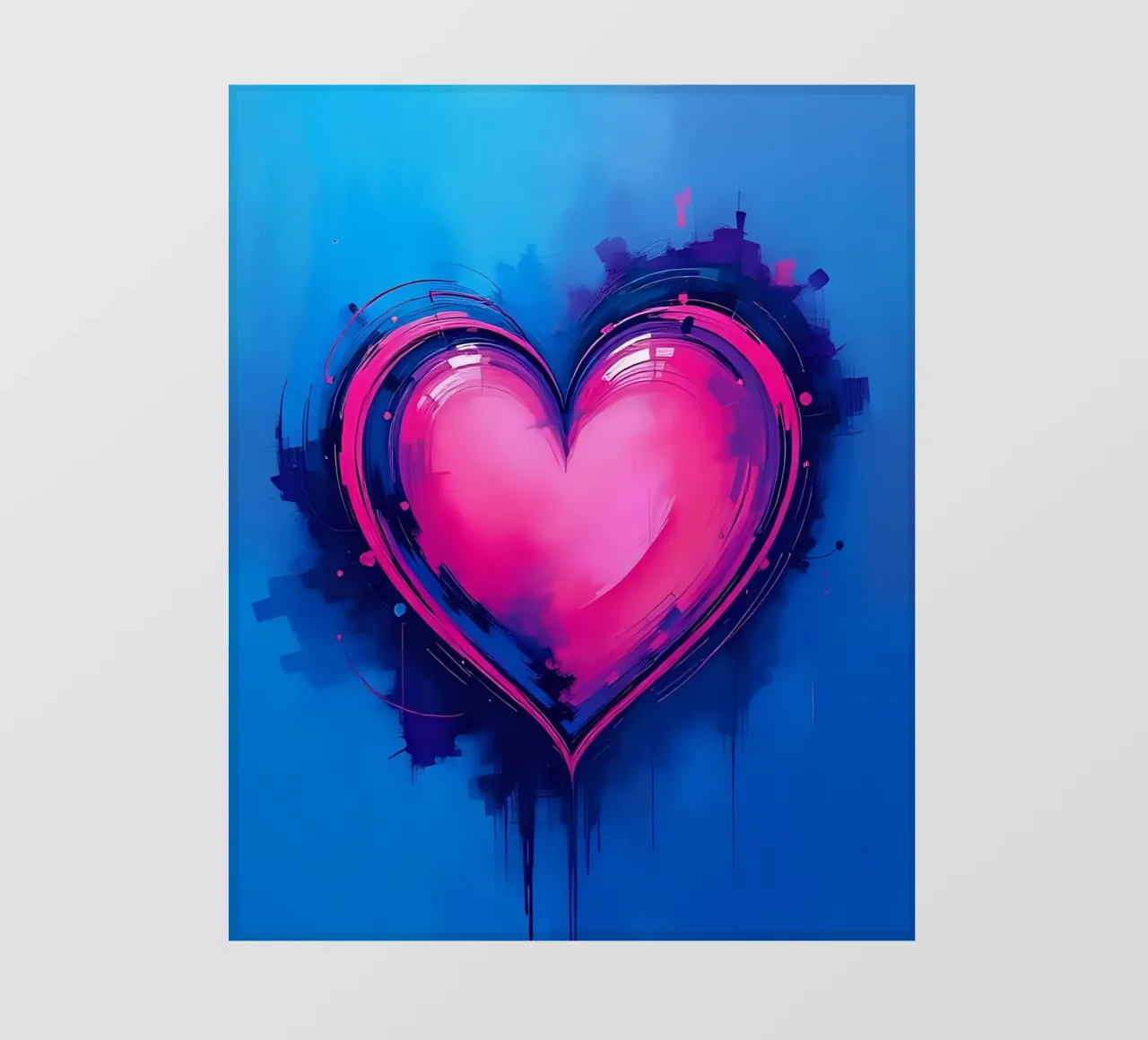 cuore_blu_rosa_viola_1 pellicola backlit da Pink- und LoveArt by LK