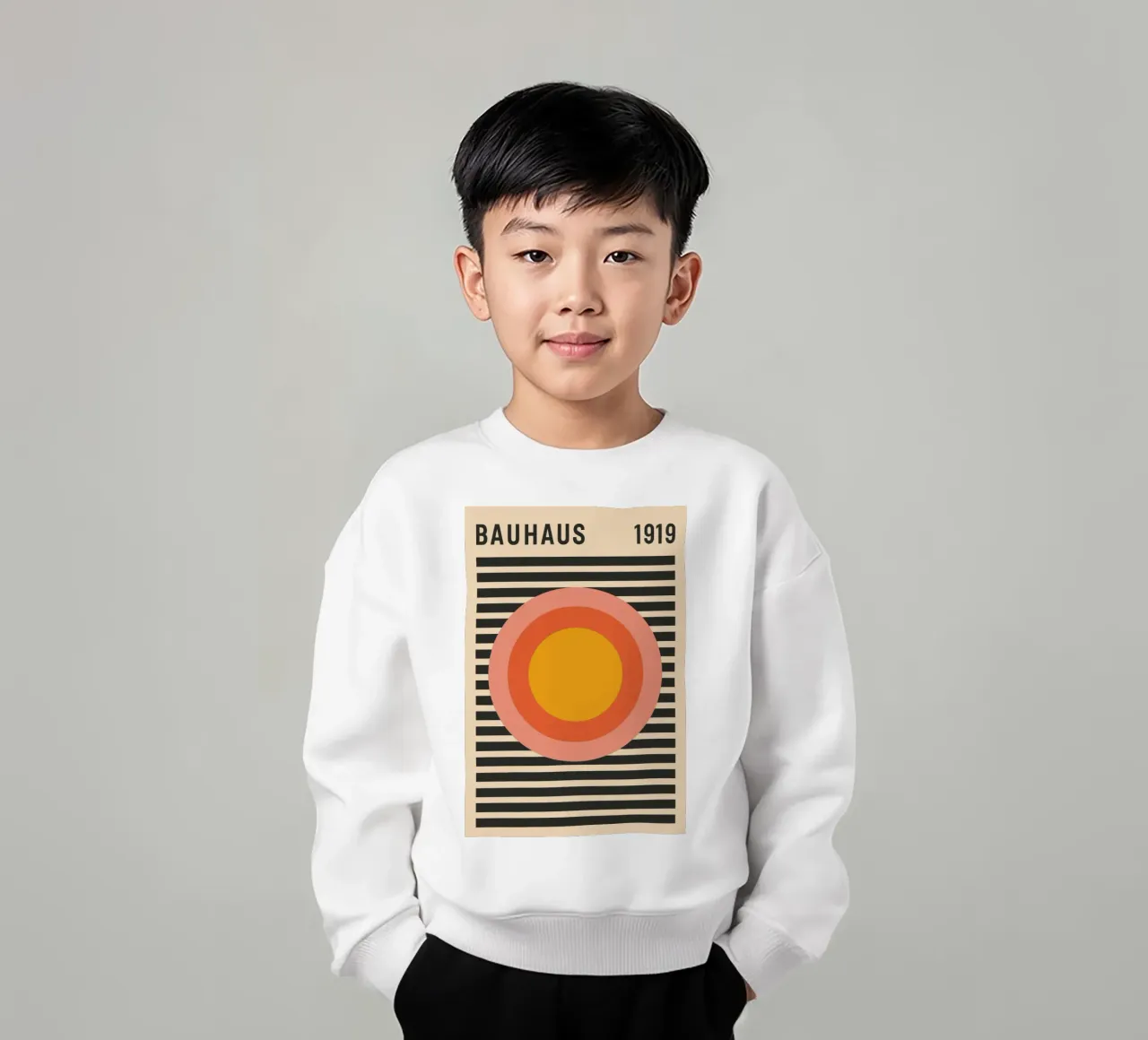 Constructive Color – Bauhaus Formspiel felpa bambino da SMPLE