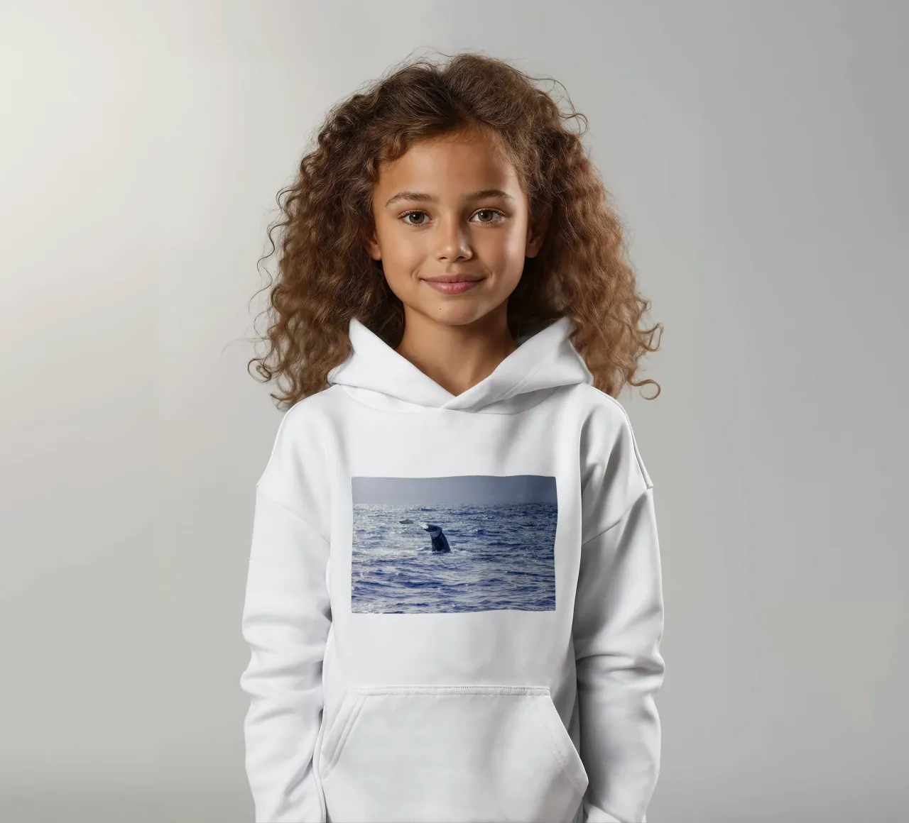L'immersione delle balene 2 felpa bambino con cappuccio da Léa Lefebvre Photography