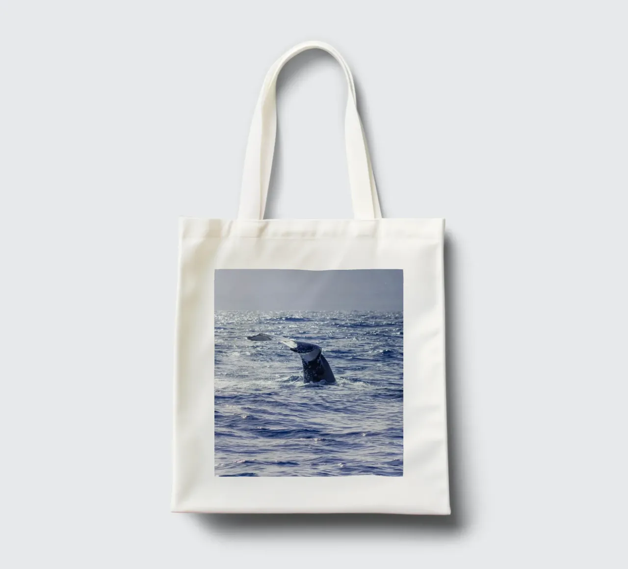 L'immersione delle balene 2 borsa in juta da Léa Lefebvre Photography