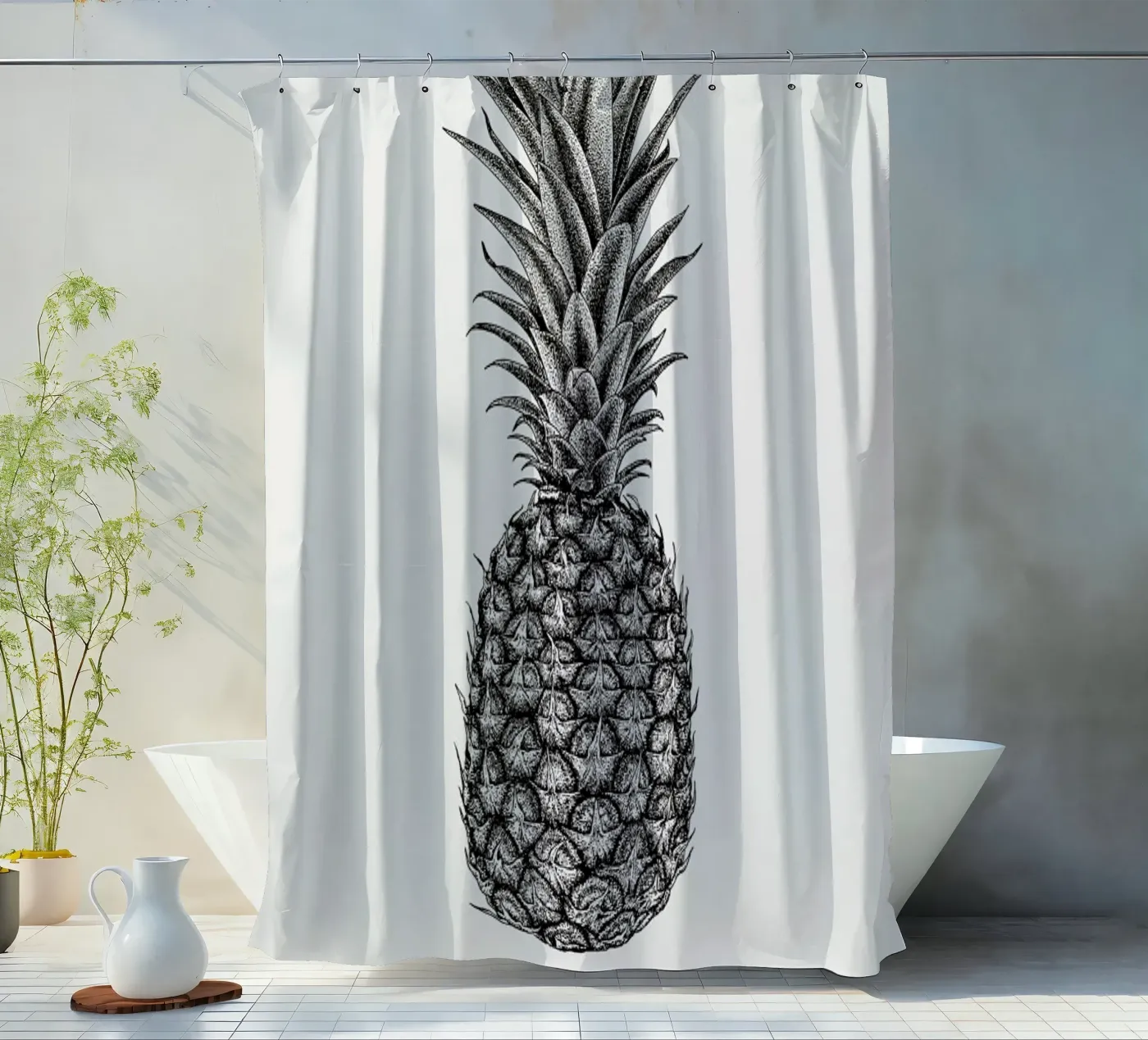 Pineapple Duschvorhang von Flora & Fauna