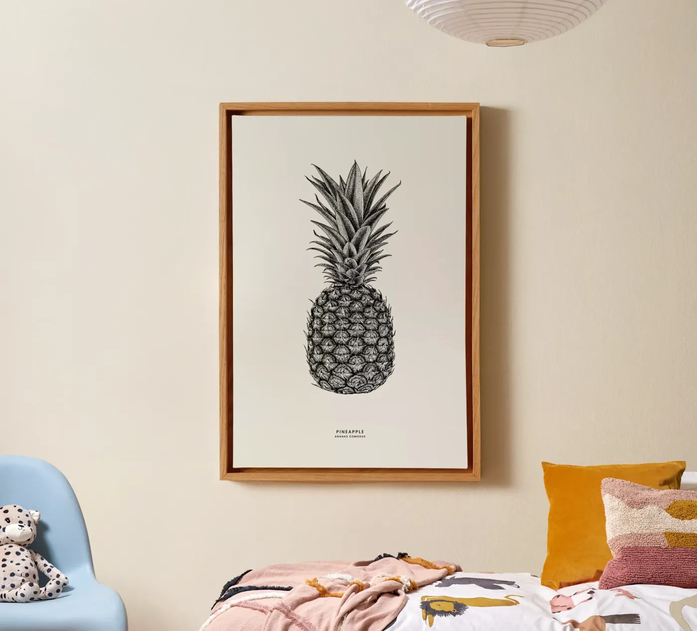Pineapple canvas van Flora & Fauna
