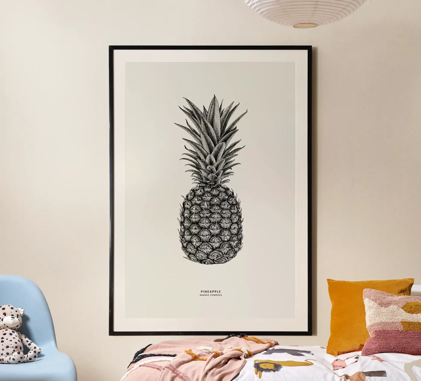Pineapple poster van Flora & Fauna