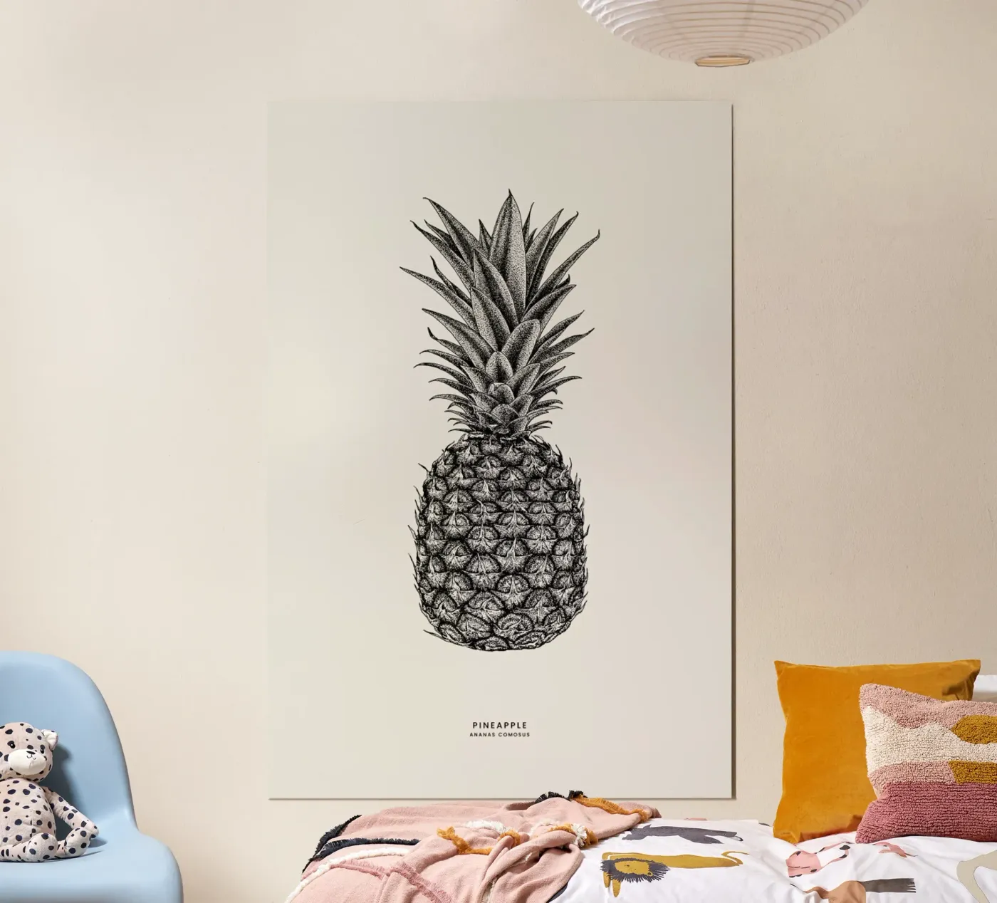 Pineapple poster van Flora & Fauna