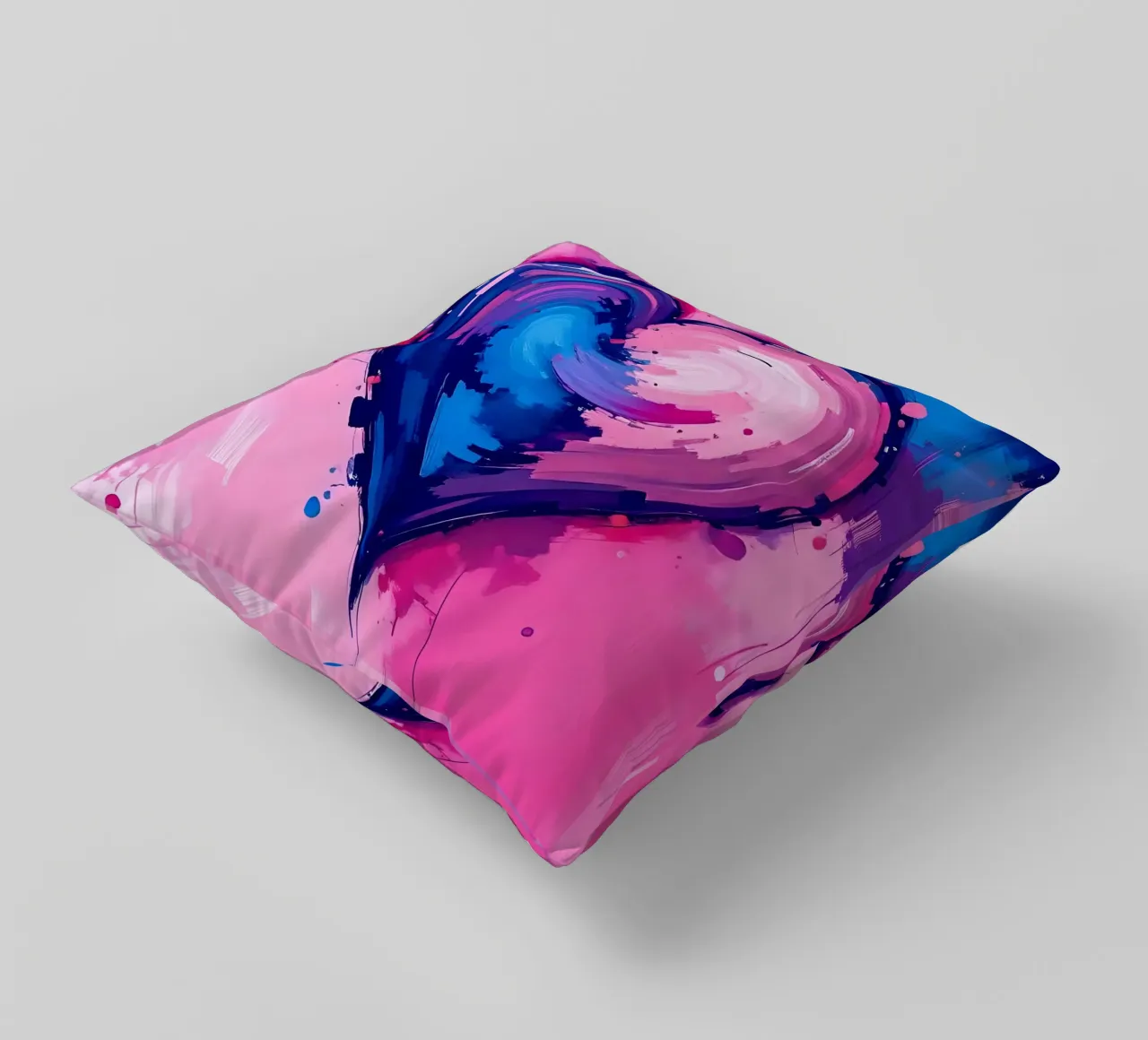 cuore_blu_rosa_viola_4 cuscino da Pink- und LoveArt by LK