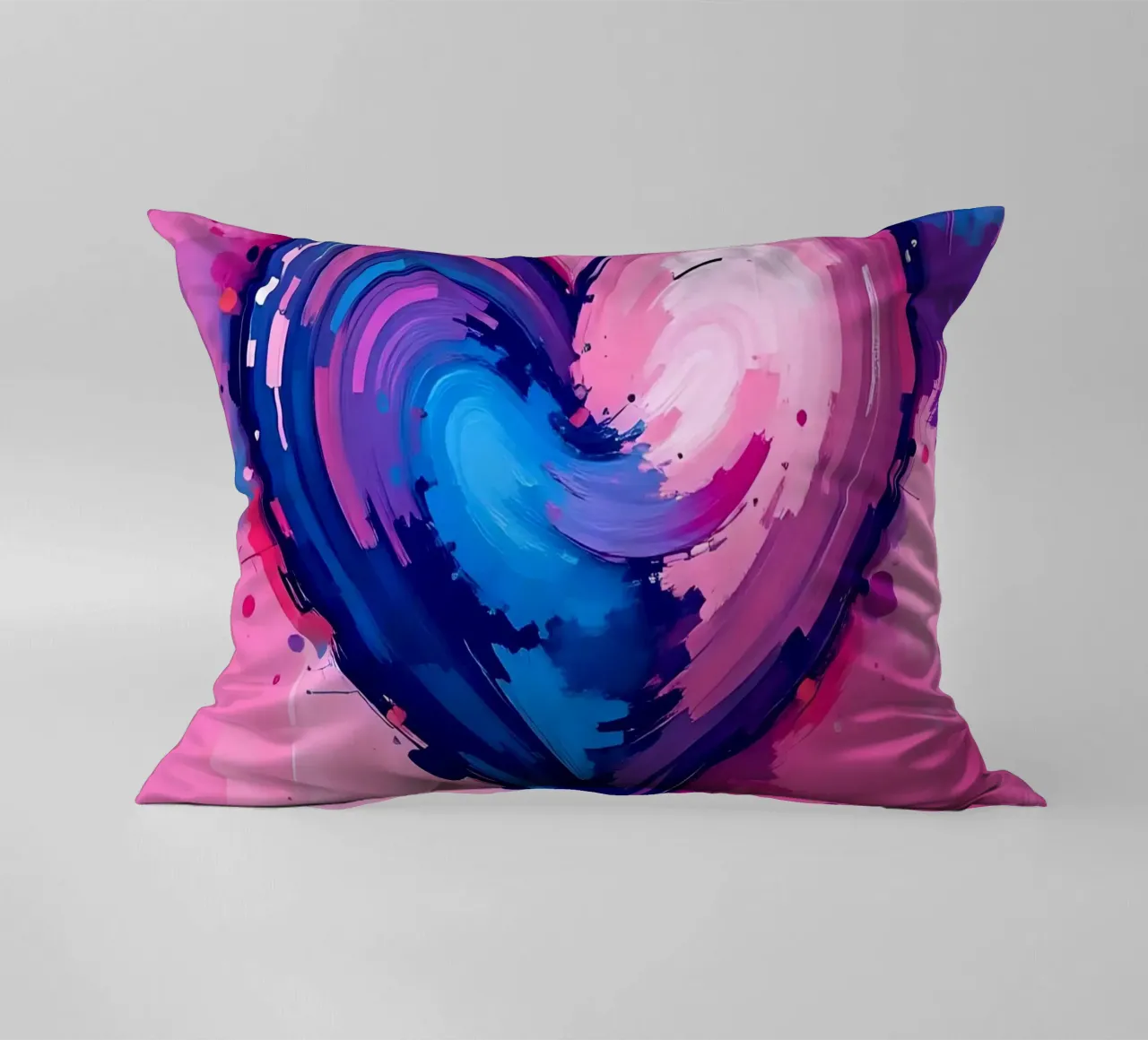 cuore_blu_rosa_viola_4 cuscino da Pink- und LoveArt by LK