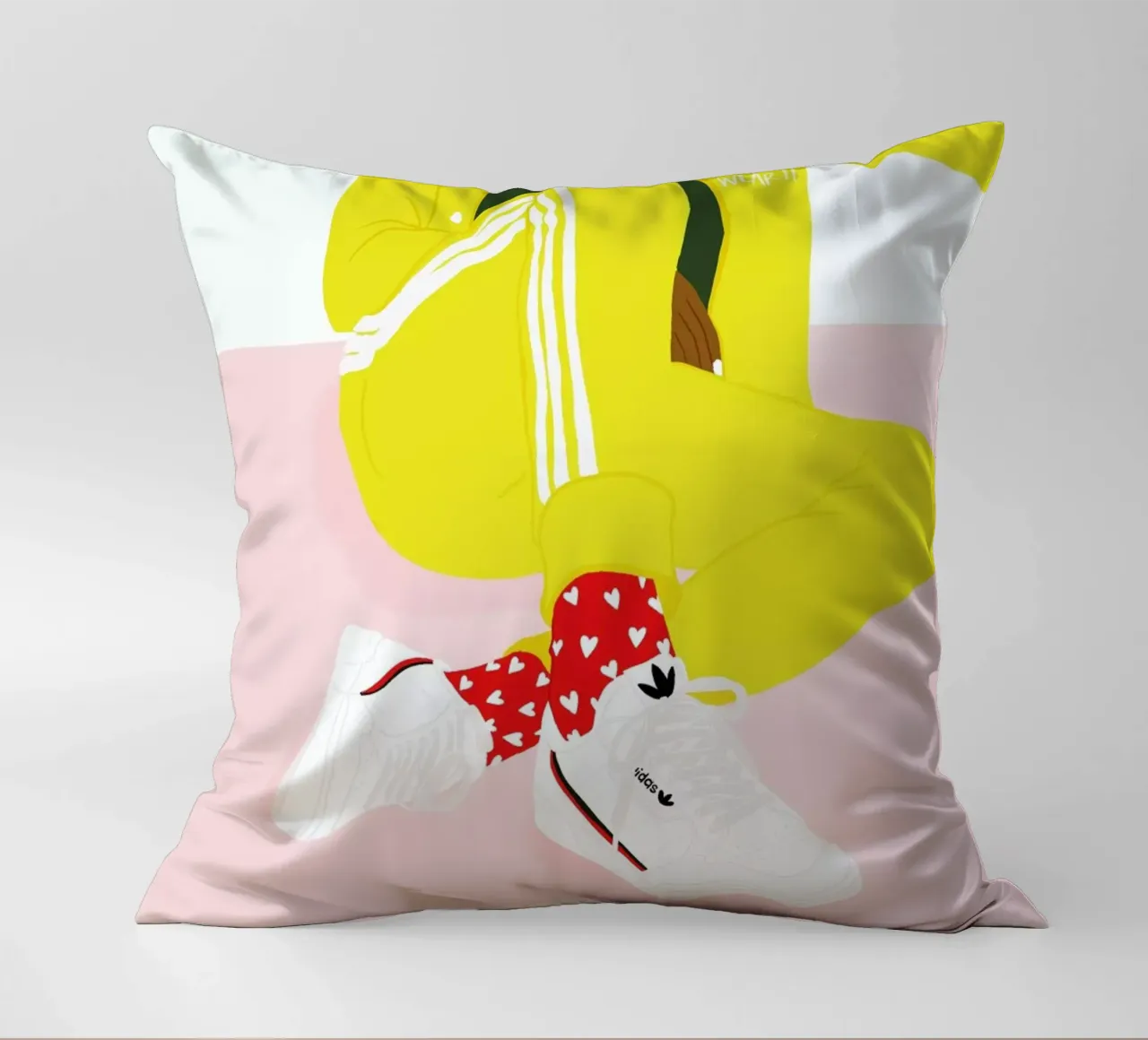 If You Like It decorative cushion by Céleste Wallaert