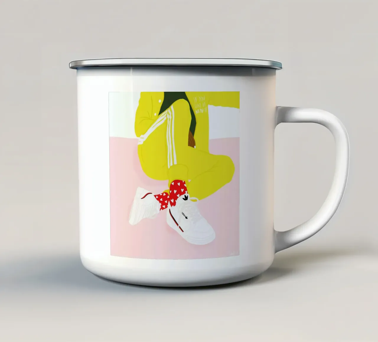 If You Like It emaille mok van Céleste Wallaert