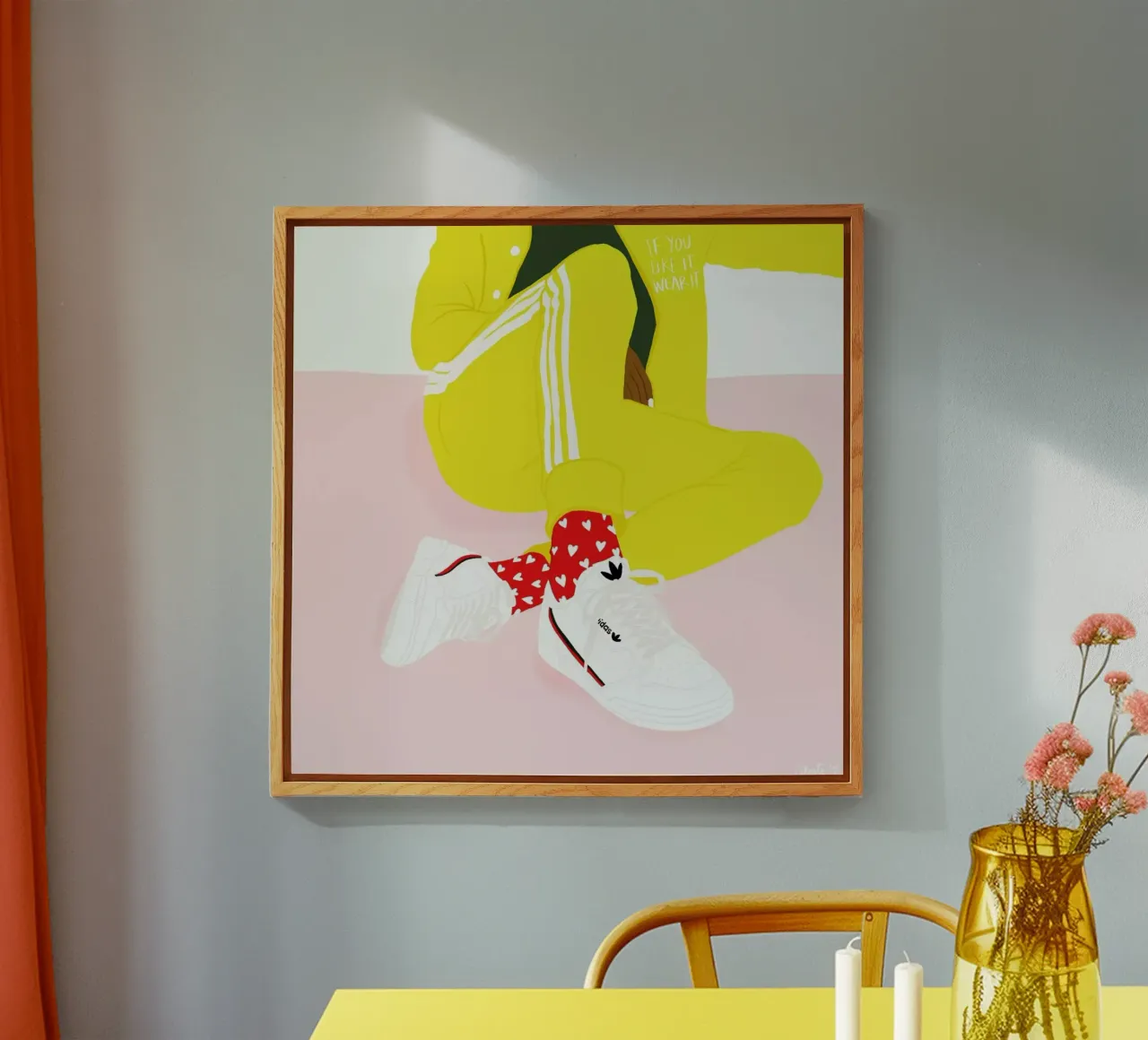 If You Like It acrylic glass by Céleste Wallaert