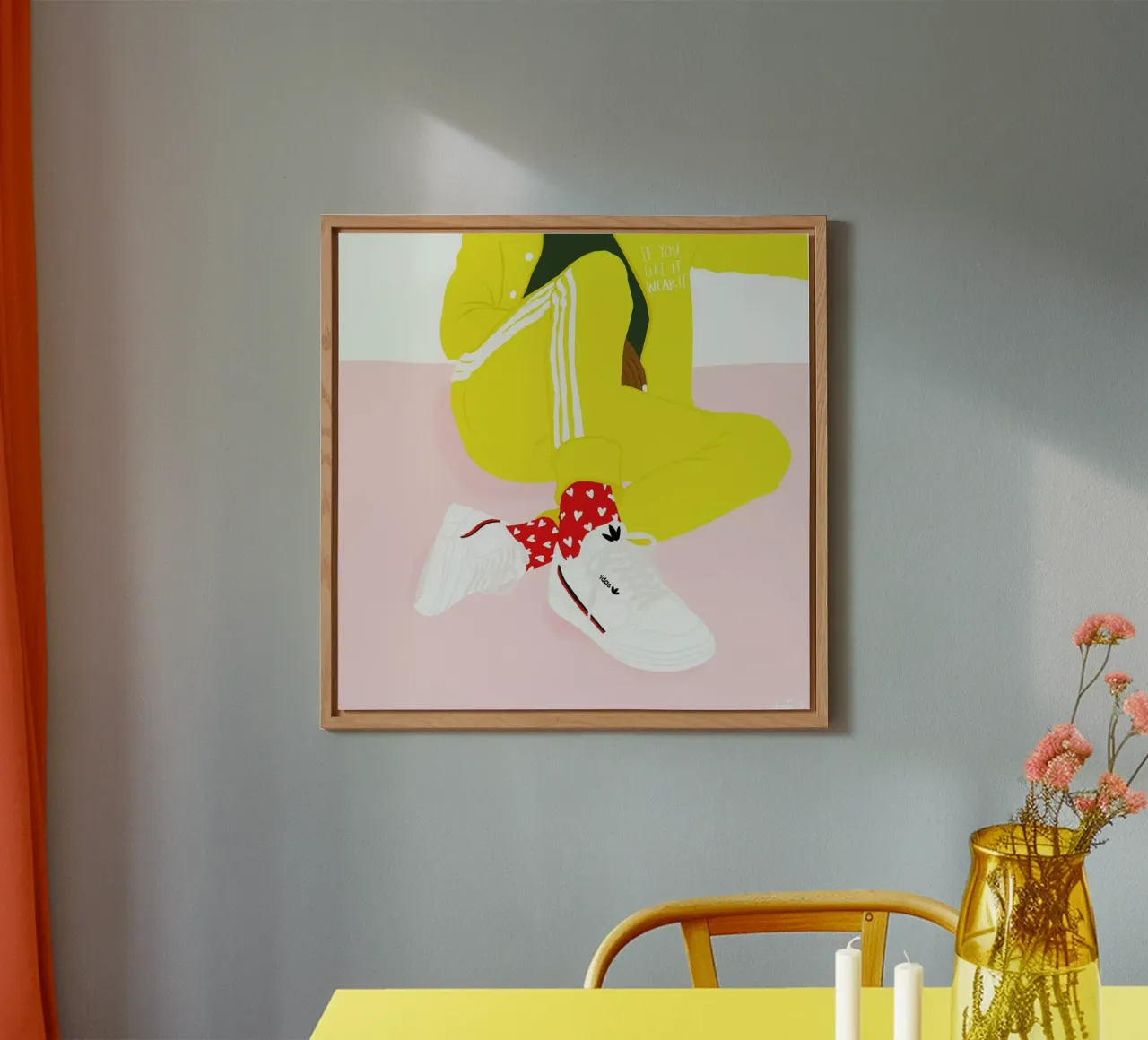 If You Like It alluminio dibond da Céleste Wallaert