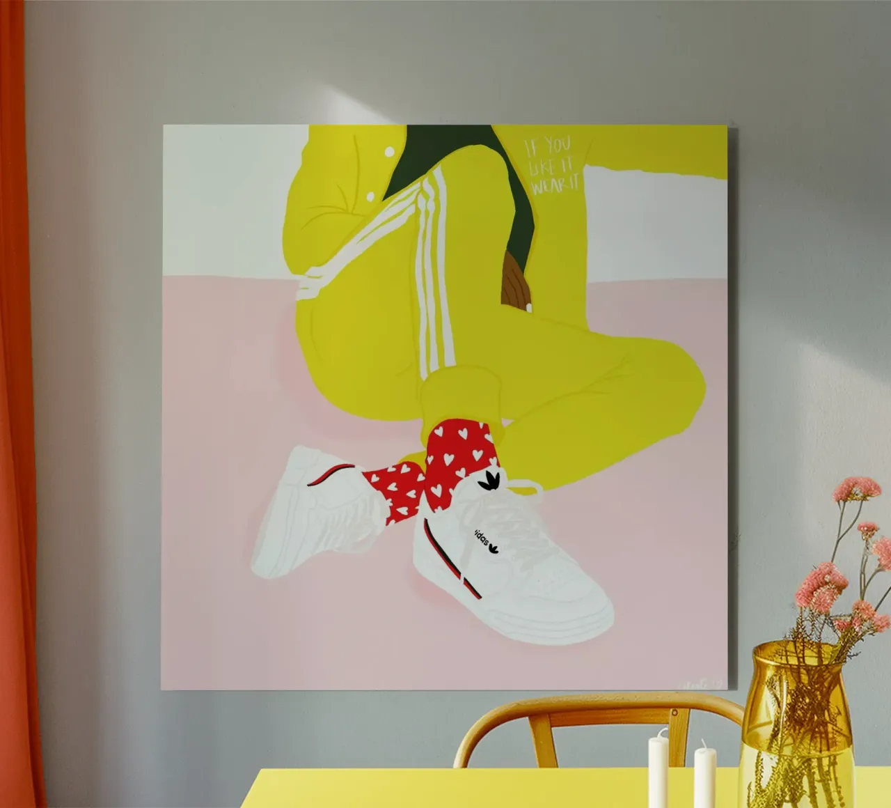 If You Like It alluminio dibond da Céleste Wallaert