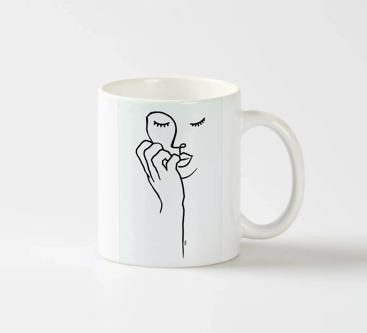 Intimate ceramic mug by Ninhol