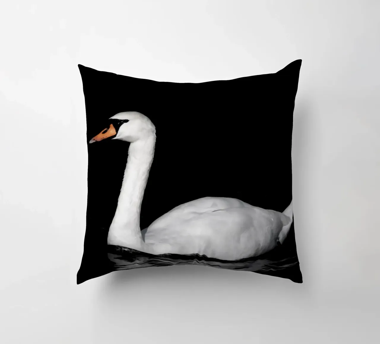 Cigno bianco a Bruges cuscino da Léa Lefebvre Photography