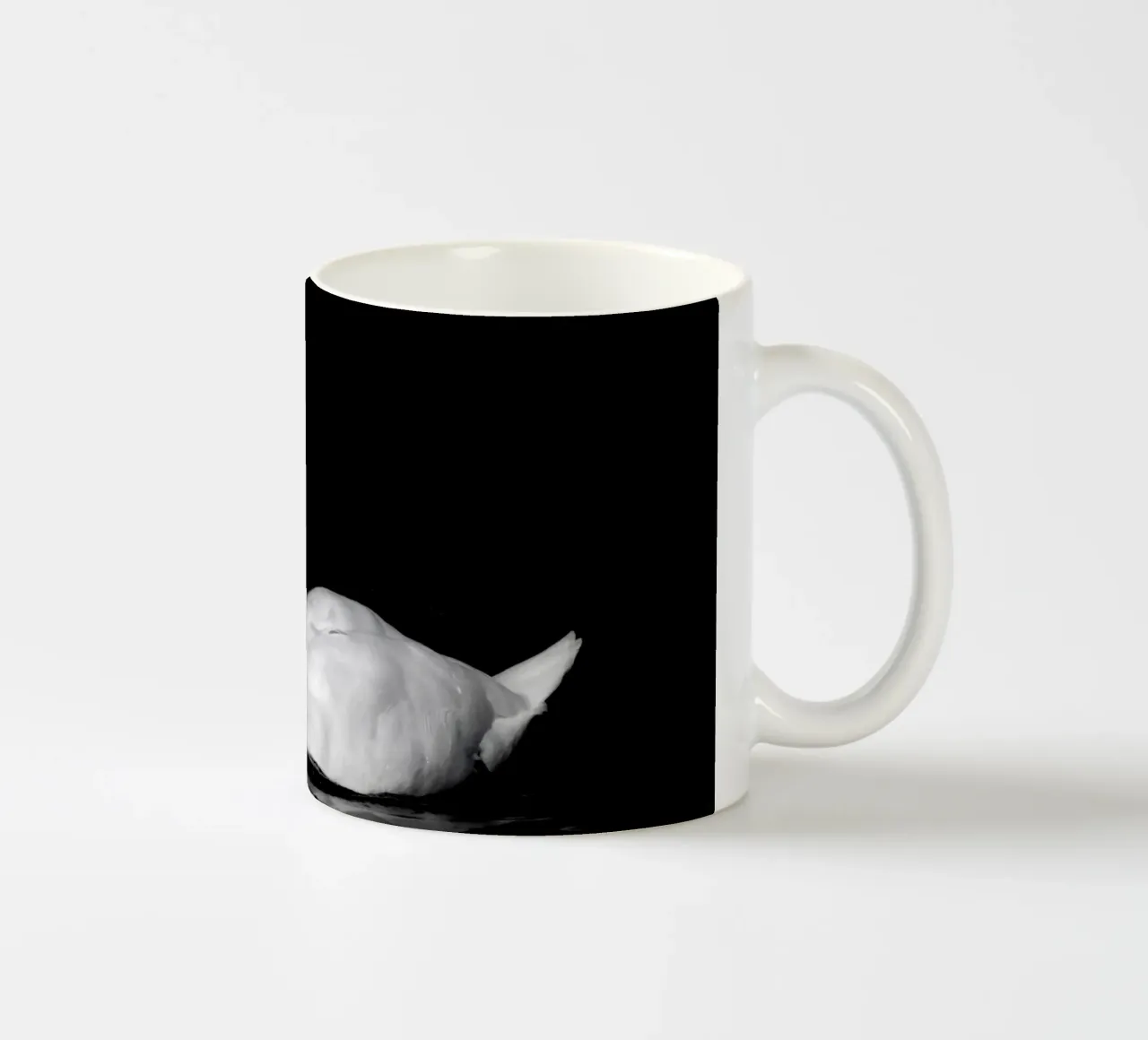 Cigno bianco a Bruges tazza in ceramica da Léa Lefebvre Photography