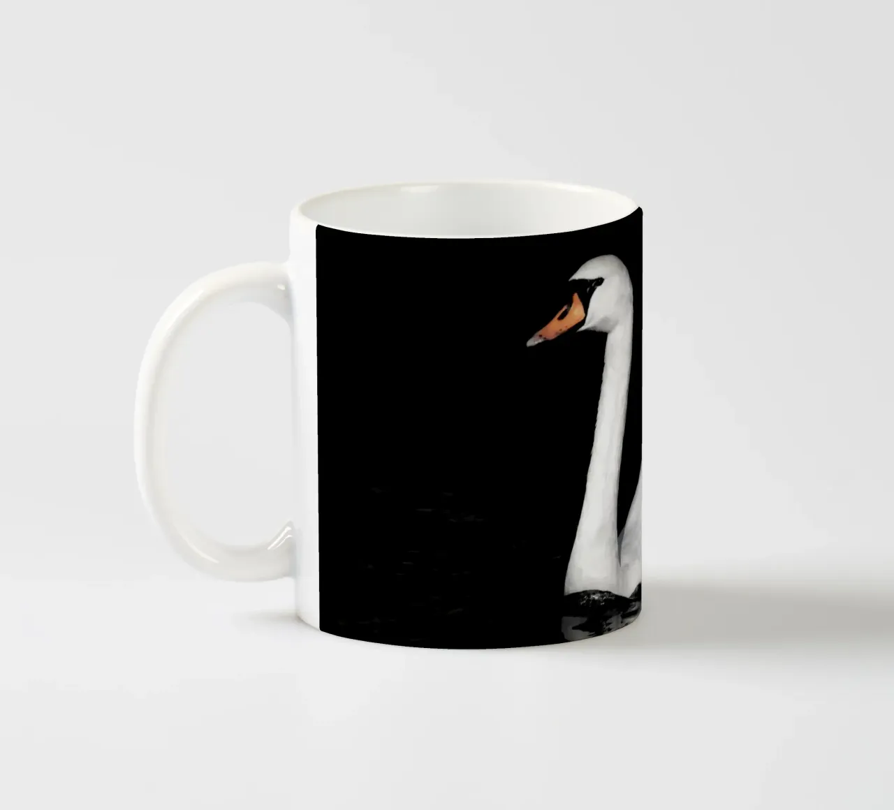 Cigno bianco a Bruges tazza in ceramica da Léa Lefebvre Photography