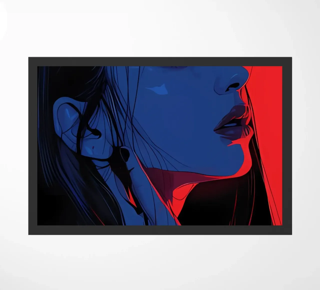 Minimalist Art Poster 592 doormat by ahmiaLodri