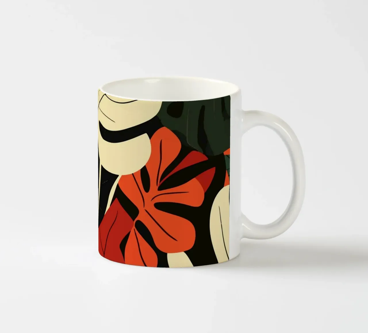 Lebendige Tropen Keramik Tasse von LaylaOzHome