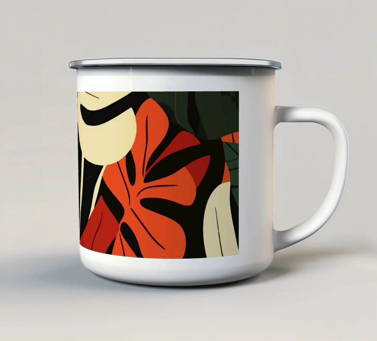 Vivere tropicale tazza in smalto da LaylaOzHome