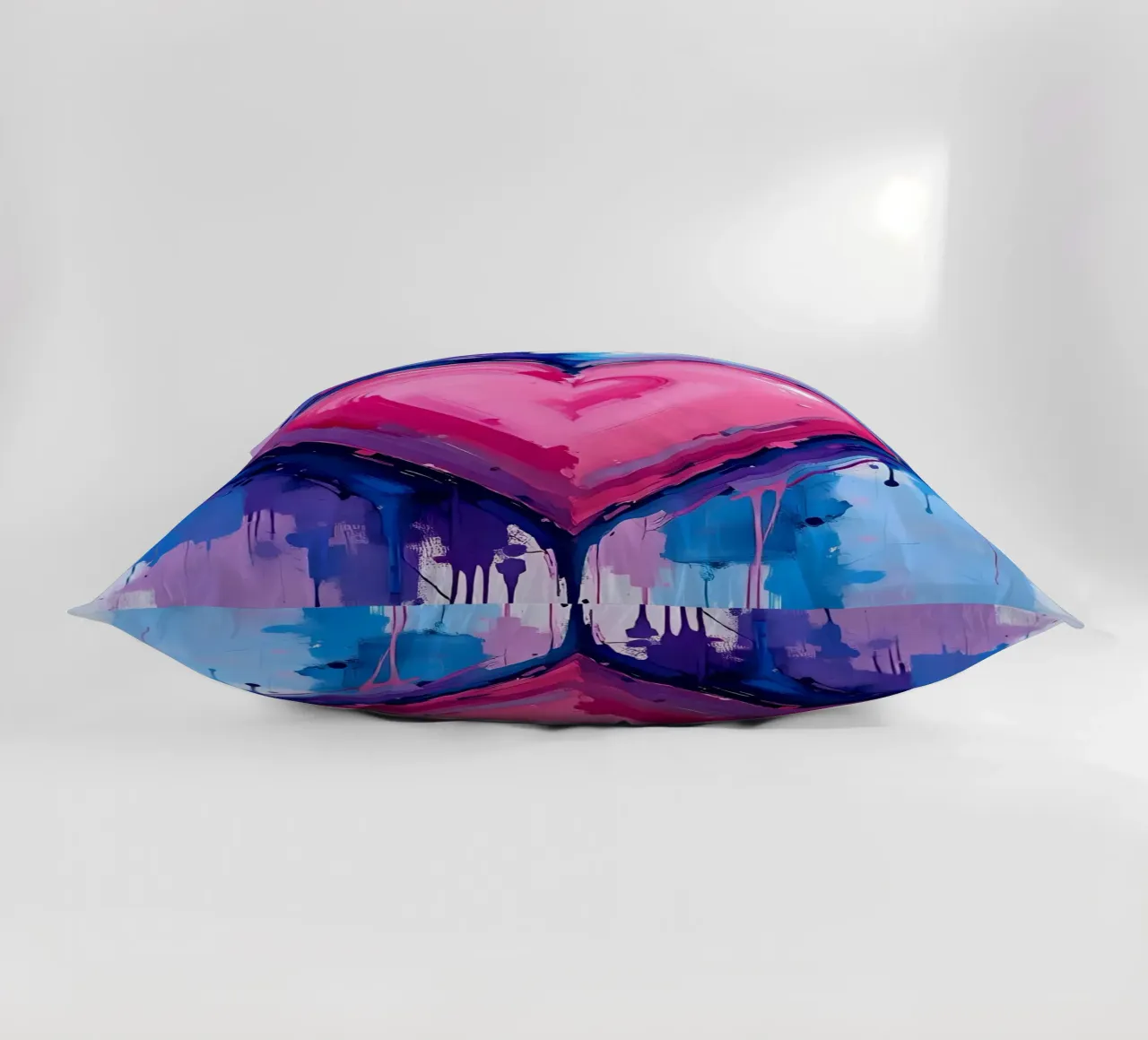 cuore_blu_rosa_viola_5 cuscino da Pink- und LoveArt by LK
